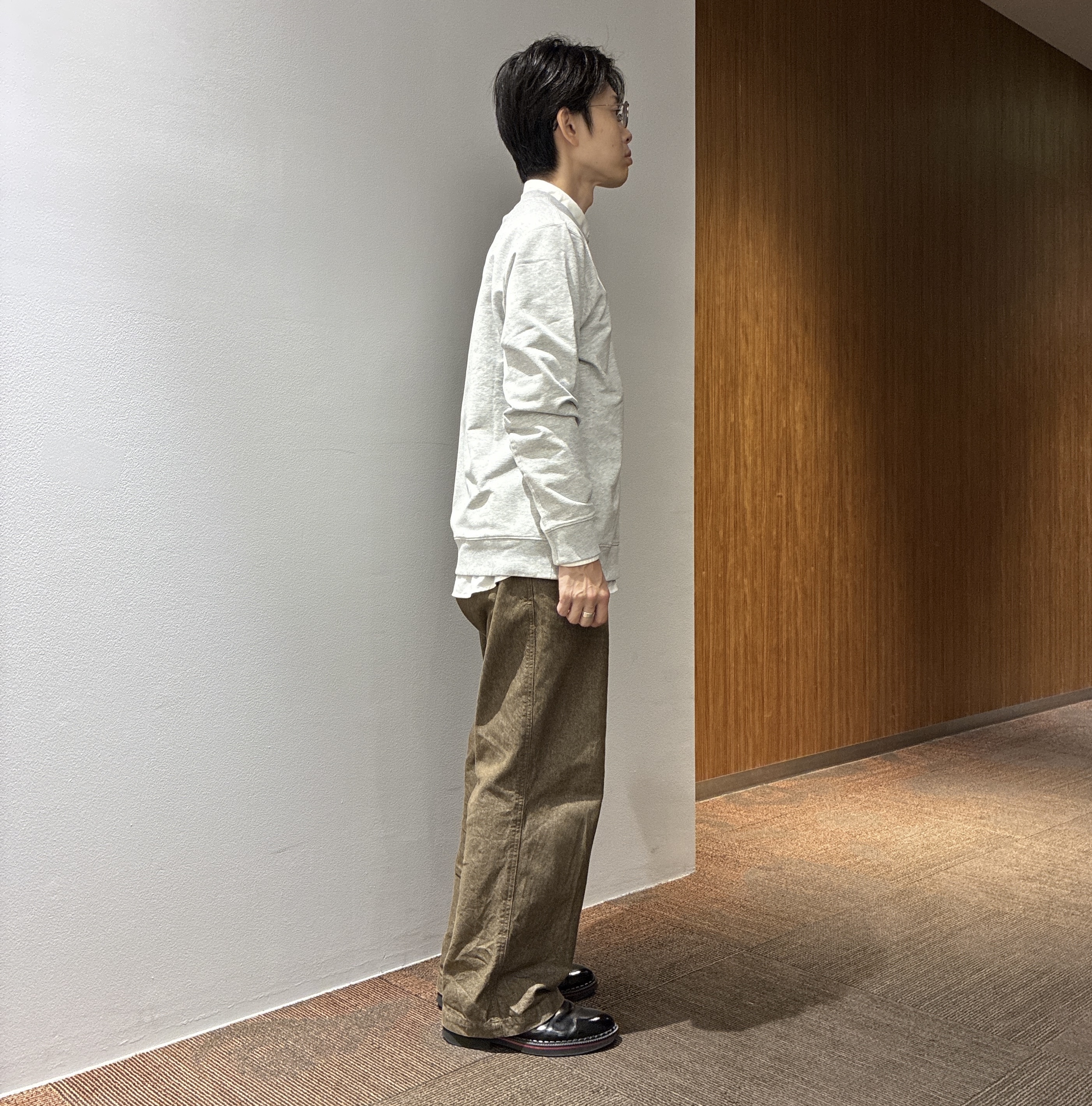 わいずみさんの「TAKEO KIKUCHI｜【BOWLER HAT LABEL】シングルレザーライダースジャケット」を使ったコーディネート