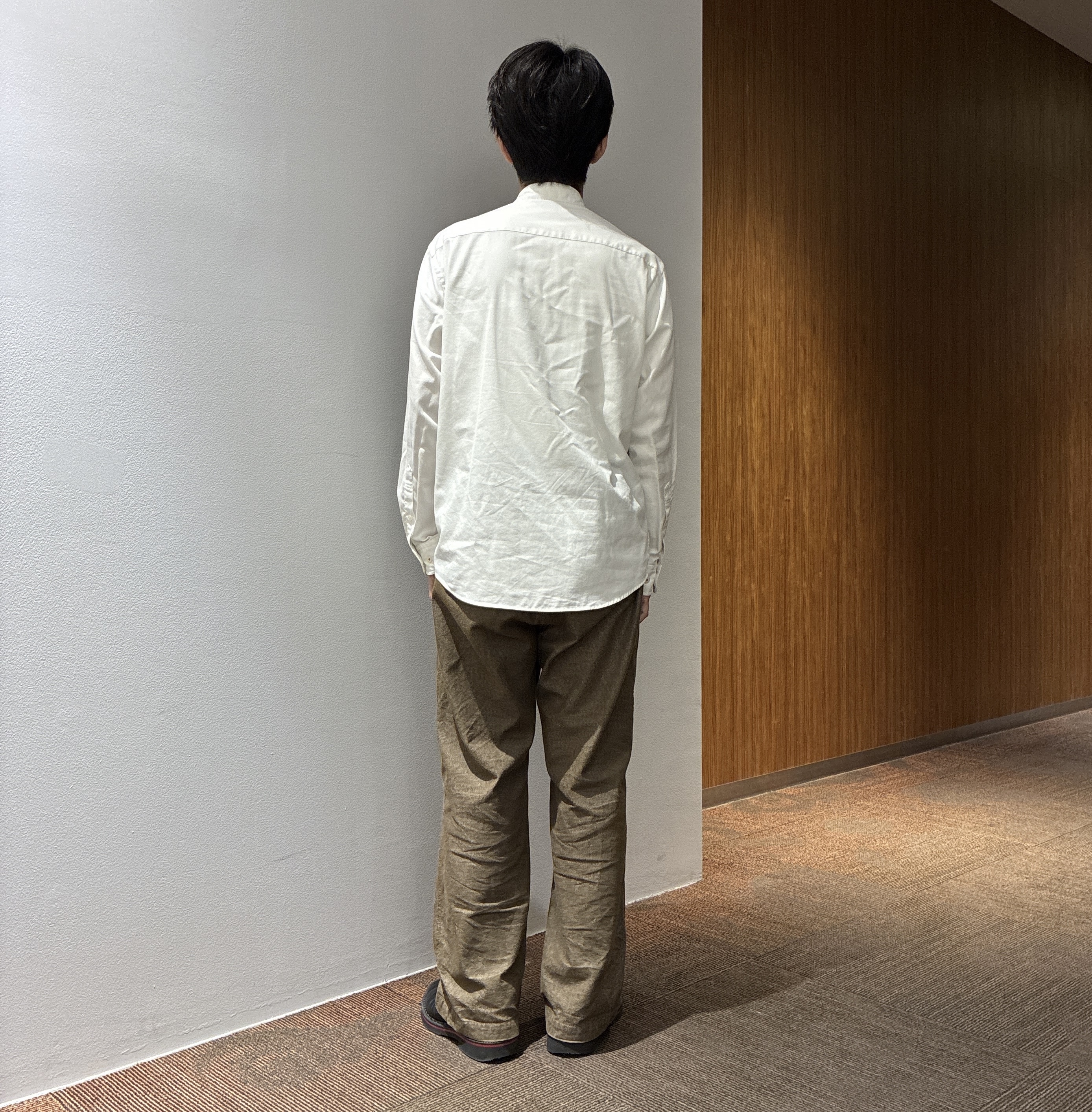 わいずみさんの「TAKEO KIKUCHI｜【BOWLER HAT LABEL】シングルレザーライダースジャケット」を使ったコーディネート