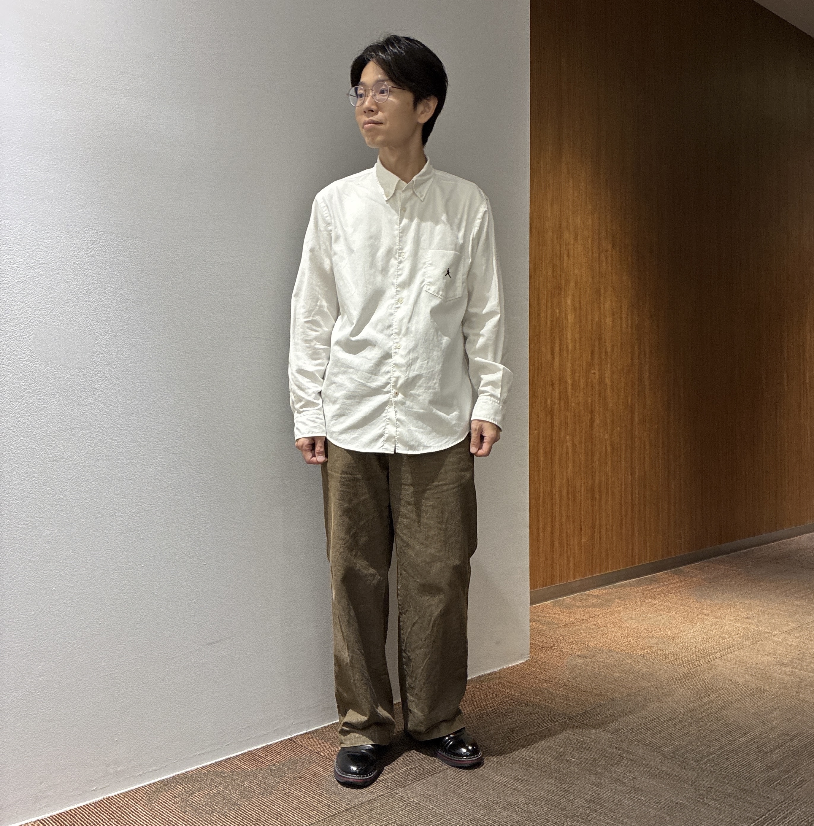 わいずみさんの「TAKEO KIKUCHI｜【BOWLER HAT LABEL】シングルレザーライダースジャケット」を使ったコーディネート
