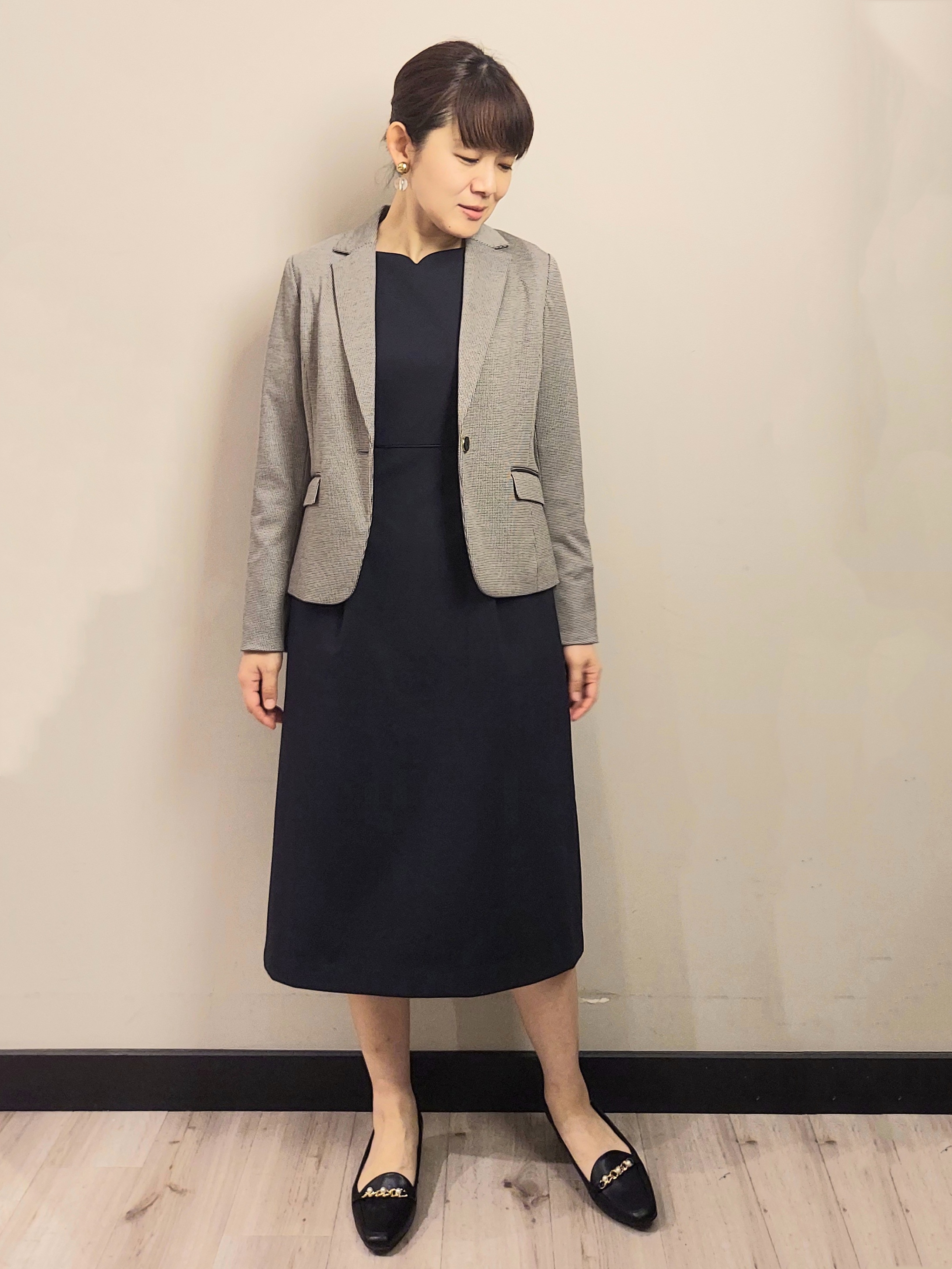 MAKIさんの「index｜【XS-3Lサイズ】ストレッチテーラードジャケット《ウォッシャブル／イージーアイロン》」を使ったコーディネート