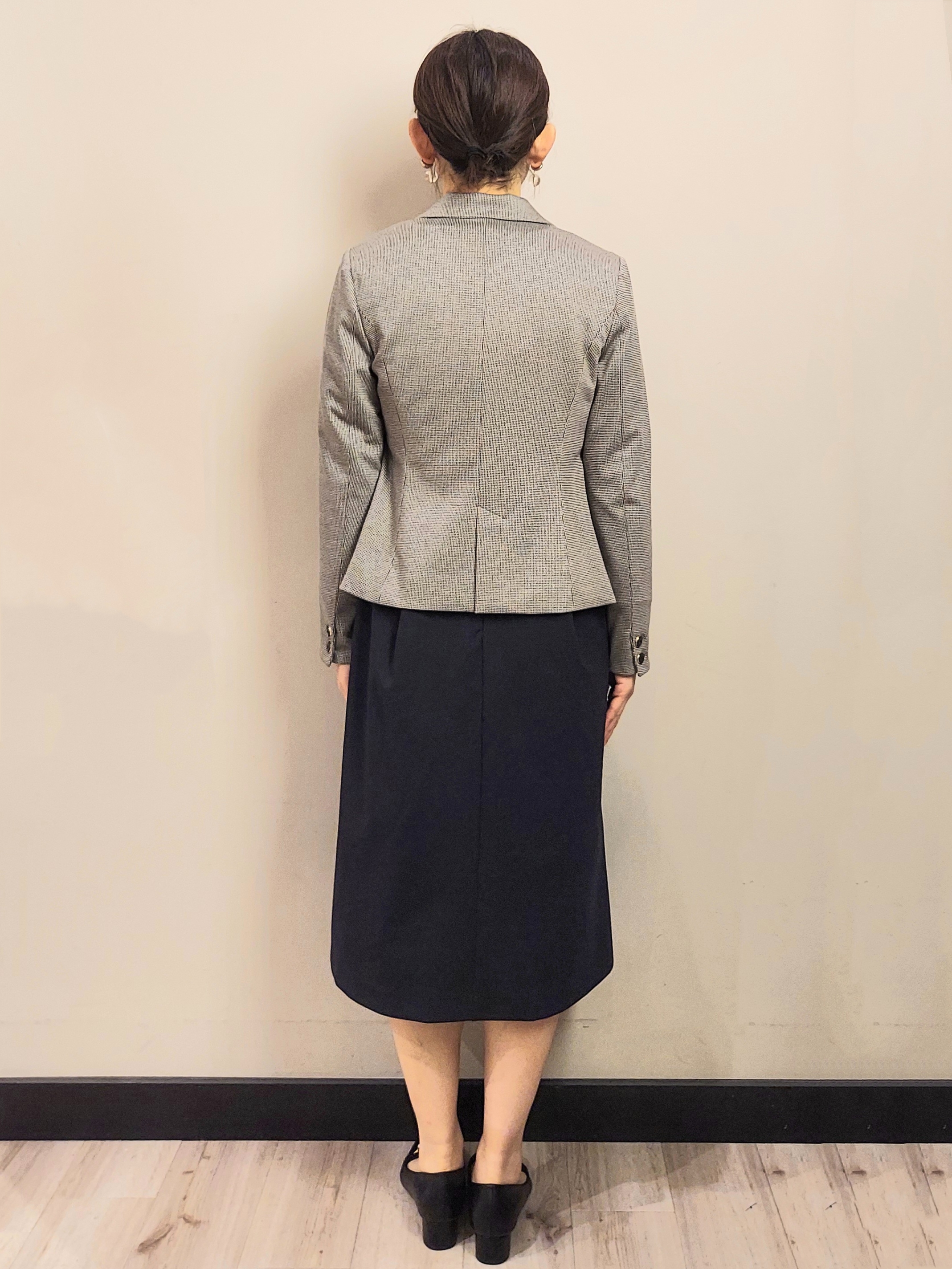 MAKIさんの「index｜【XS-3Lサイズ】ストレッチテーラードジャケット《ウォッシャブル／イージーアイロン》」を使ったコーディネート