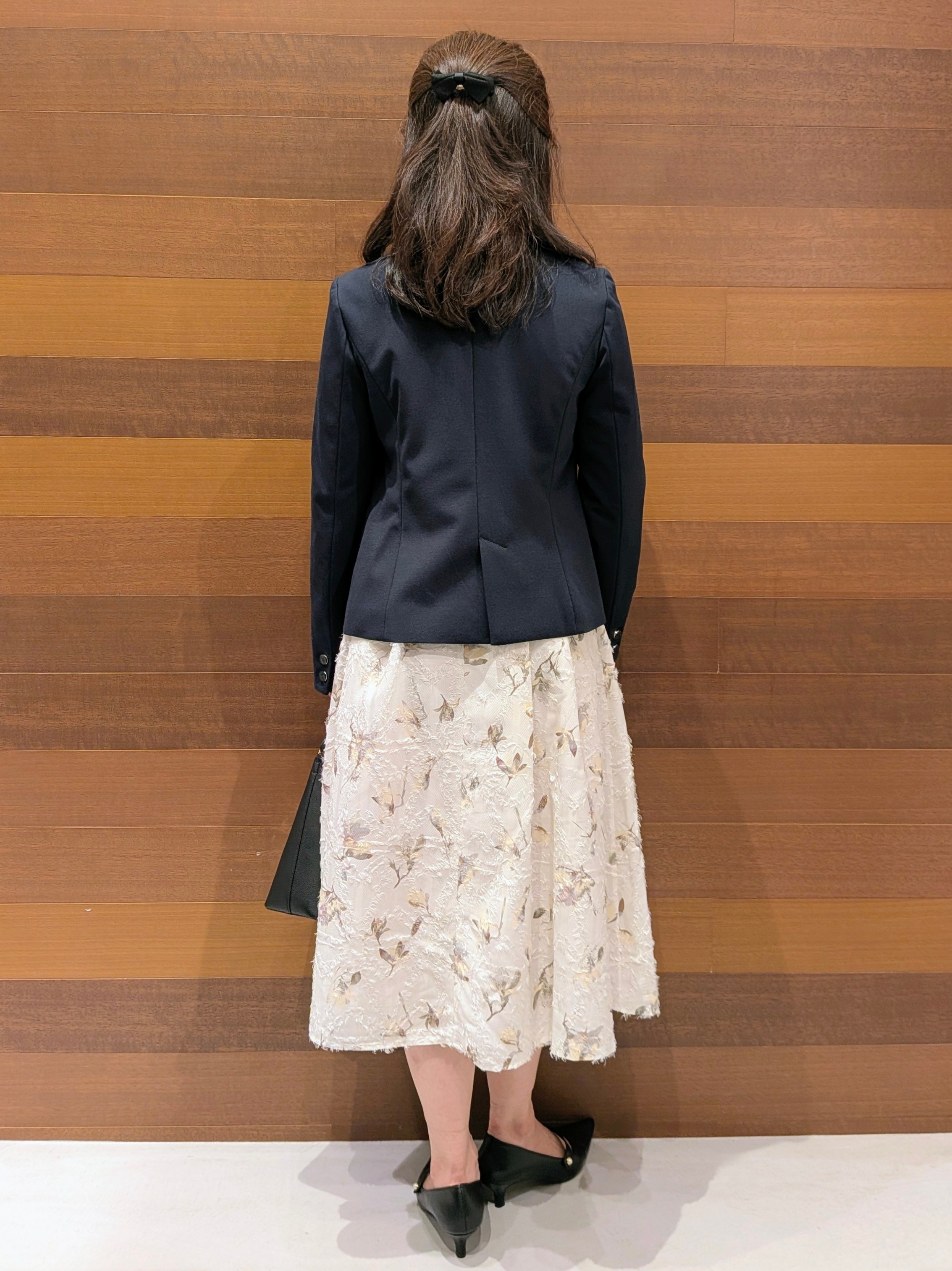 momoさんの「OPAQUE.CLIP｜【XS-3Lサイズ】ストレッチテーラードジャケット《ウォッシャブル／イージーアイロン》」を使ったコーディネート