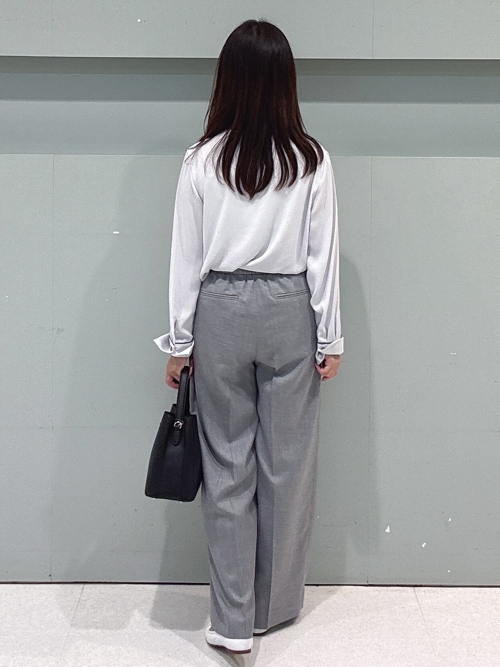 makiさんの「UNTITLED｜【セットアップ可/秋羽織り/お仕事スーツ】ウールブレンドダブルジャケット」を使ったコーディネート