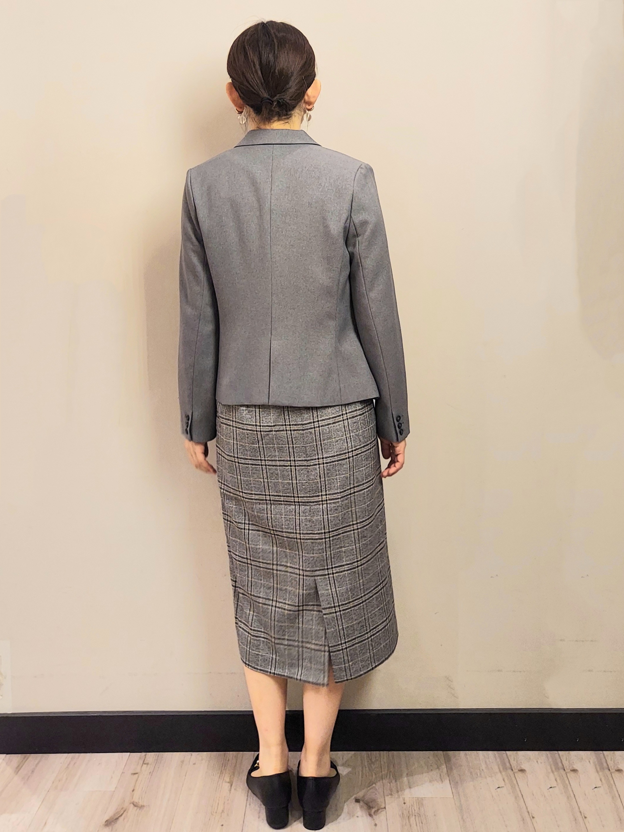 MAKIさんの「index｜【セットアップ可】ストレッチツイルテーラードジャケット《防シワ／洗濯機OK》」を使ったコーディネート