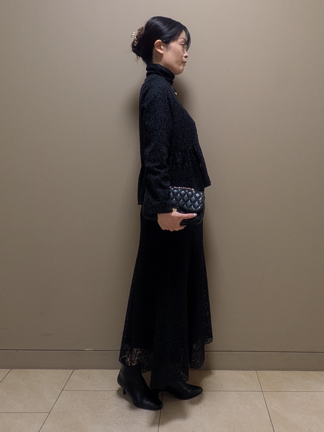 mikiさんの「COUP DE CHANCE｜【手洗い可】ペプラムブラウス」を使ったコーディネート