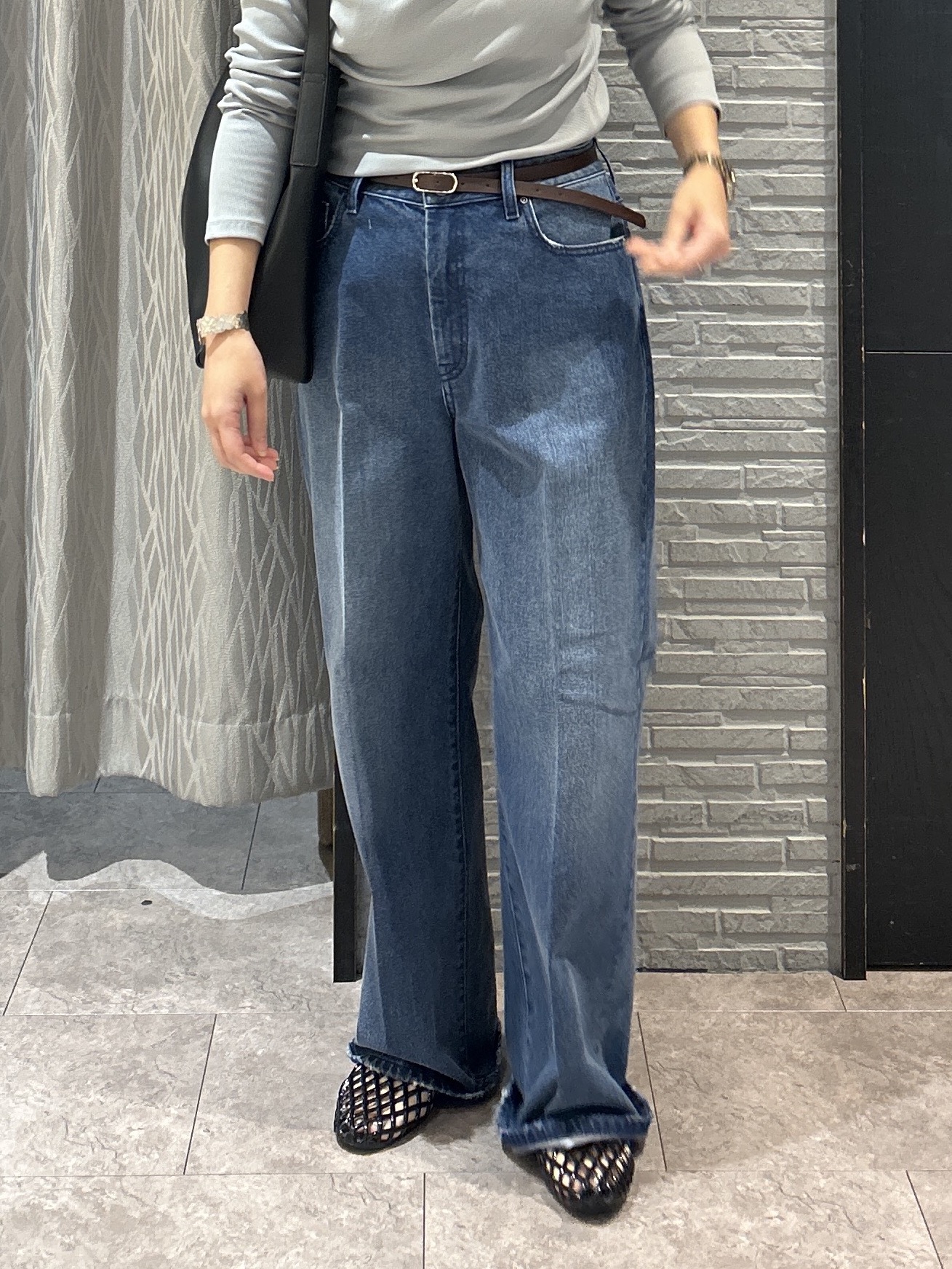 ga_riさんの「THE SHOP TK｜ドレープネック リブカットソー」を使ったコーディネート