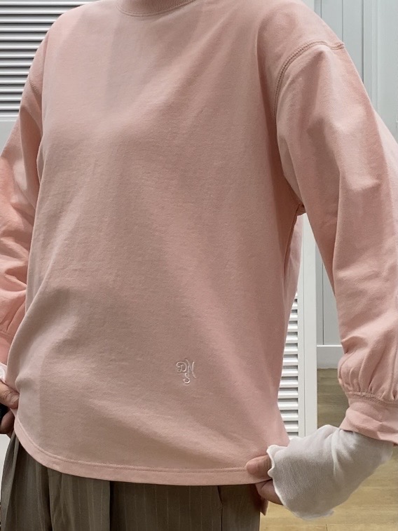 Hamaさんの「Dessin｜【洗える/7色展開/XS-L】バックヘンリーミニ裏毛 長袖」を使ったコーディネート