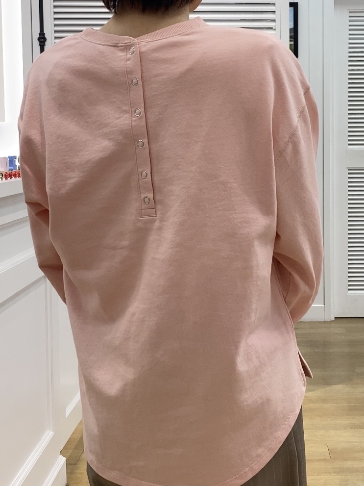 Hamaさんの「Dessin｜【洗える/7色展開/XS-L】バックヘンリーミニ裏毛 長袖」を使ったコーディネート