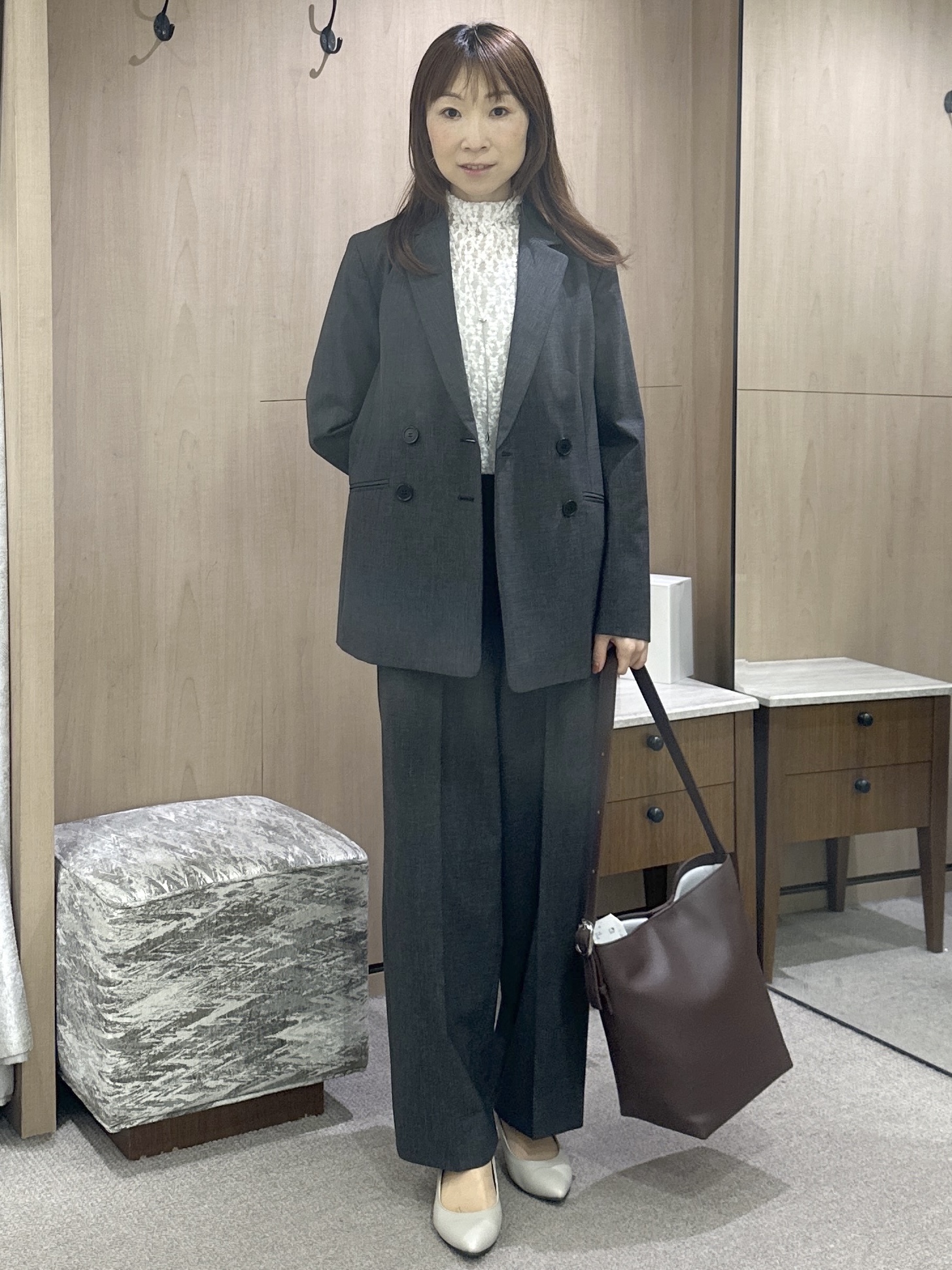 Miwaさんの「UNTITLED｜【重ね着レイヤード】レースハイネックトップス」を使ったコーディネート