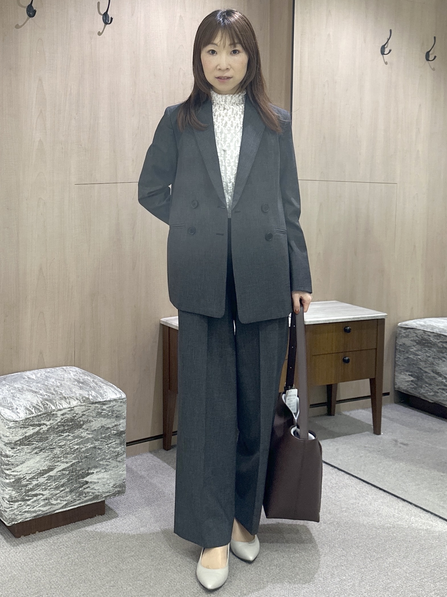 Miwaさんの「UNTITLED｜【重ね着レイヤード】レースハイネックトップス」を使ったコーディネート