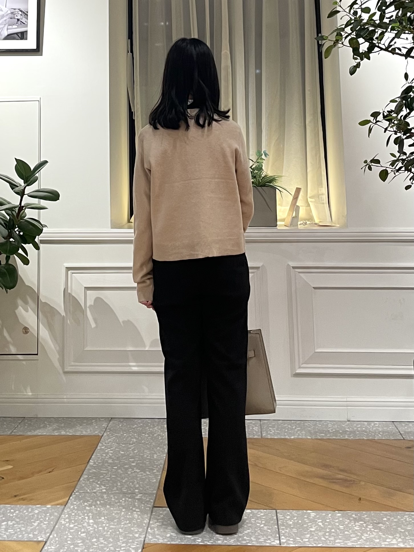 Lilyさんの「DRESSTERIOR｜【5色展開/マシンウォッシャブル】コットンカシミヤカーディガン」を使ったコーディネート