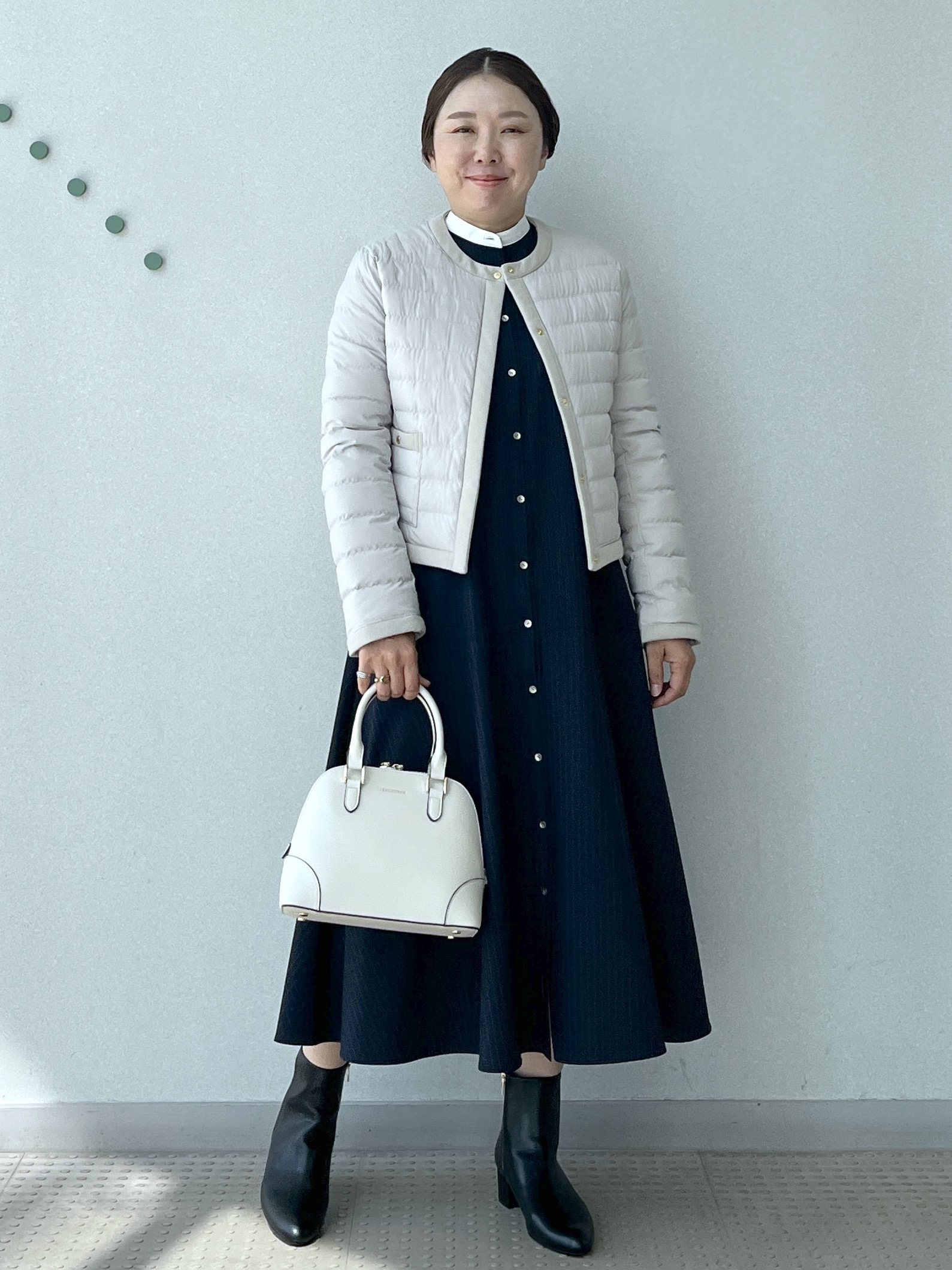 Soeさんの「DRESSTERIOR｜ストレッチ ライトダウンジャケット」を使ったコーディネート