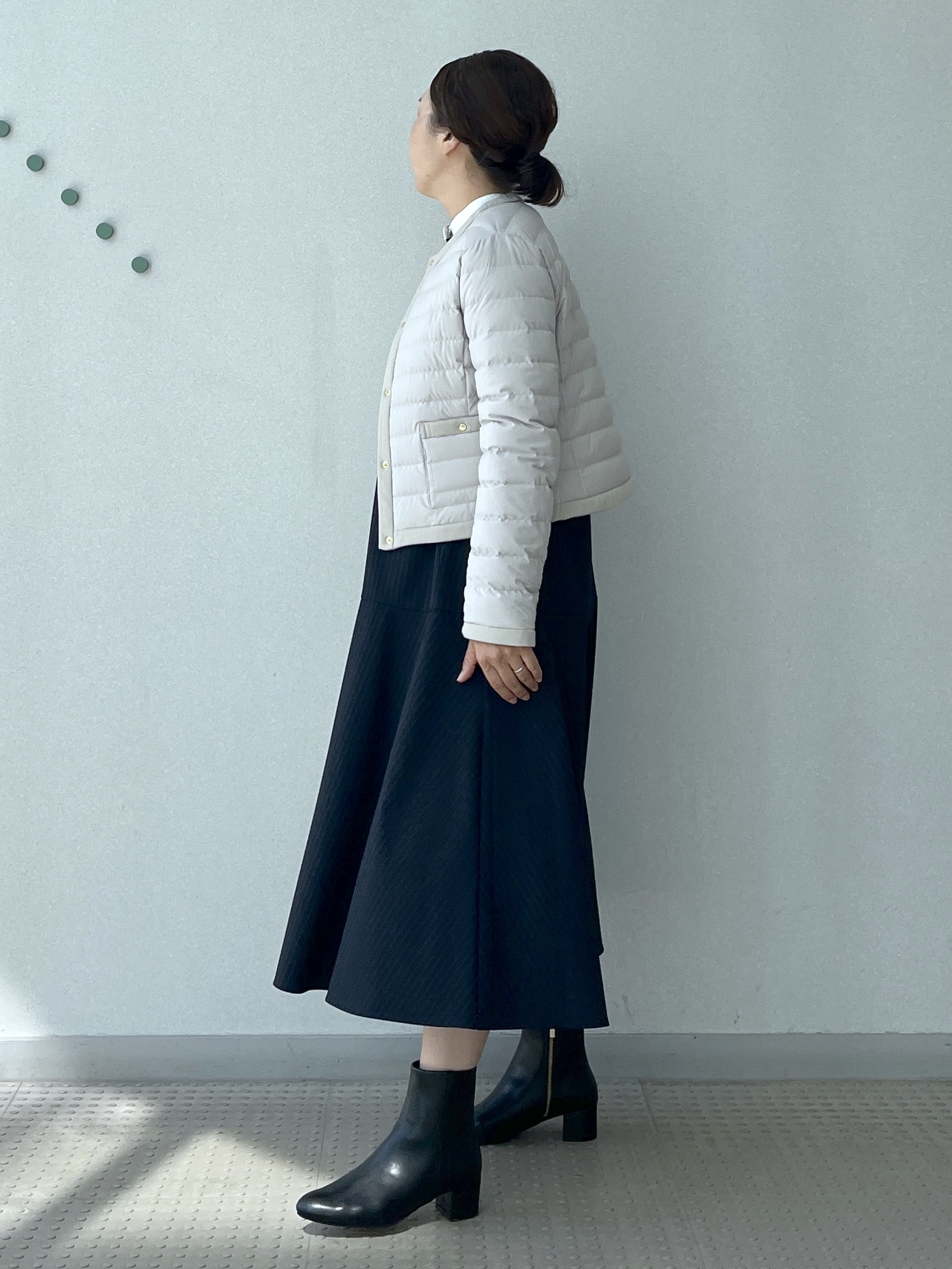 Soeさんの「DRESSTERIOR｜ストレッチ ライトダウンジャケット」を使ったコーディネート