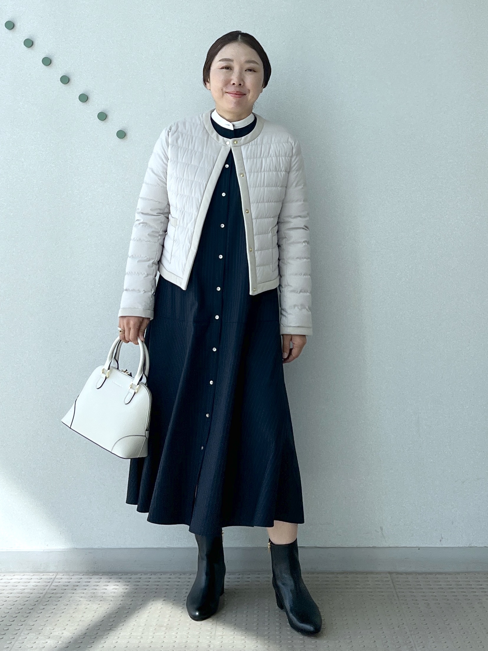 Soeさんの「DRESSTERIOR｜ストレッチ ライトダウンジャケット」を使ったコーディネート