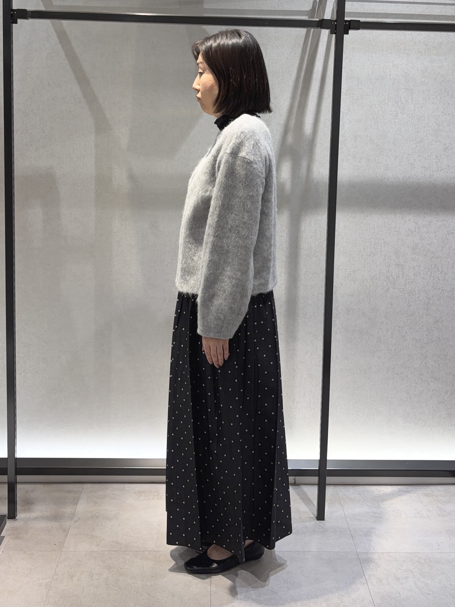 わたなべさんの「UNTITLED｜【重ね着レイヤード】レースハイネックトップス」を使ったコーディネート