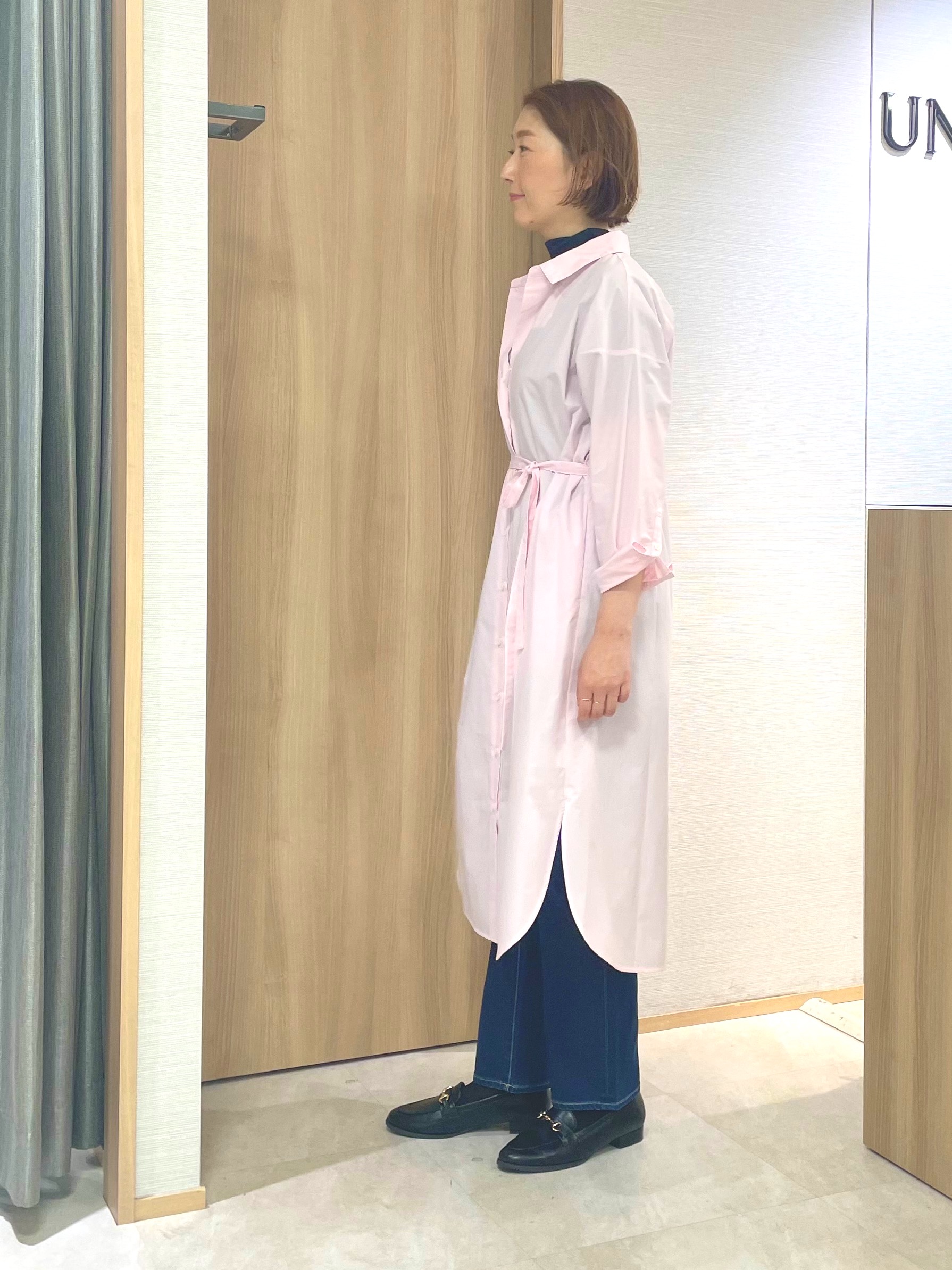 aliceさんの「UNTITLED｜ロングシャツワンピース」を使ったコーディネート