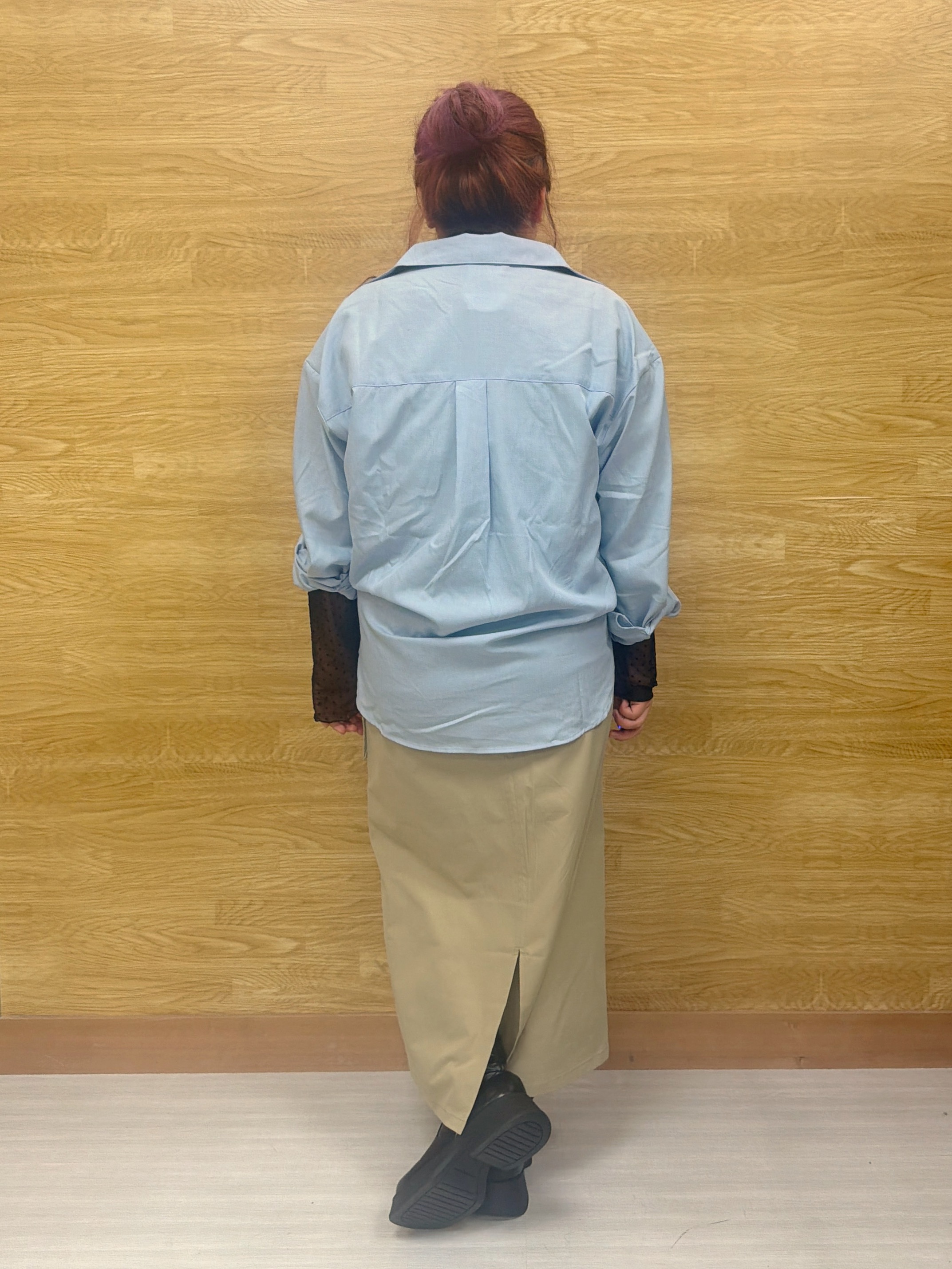 ぁむさんの「SHOO･LA･RUE｜【洗濯後しわになりにくい/S-LL】気分で選ぶ 大人のデイリー使いに ベーシックシャツ」を使ったコーディネート