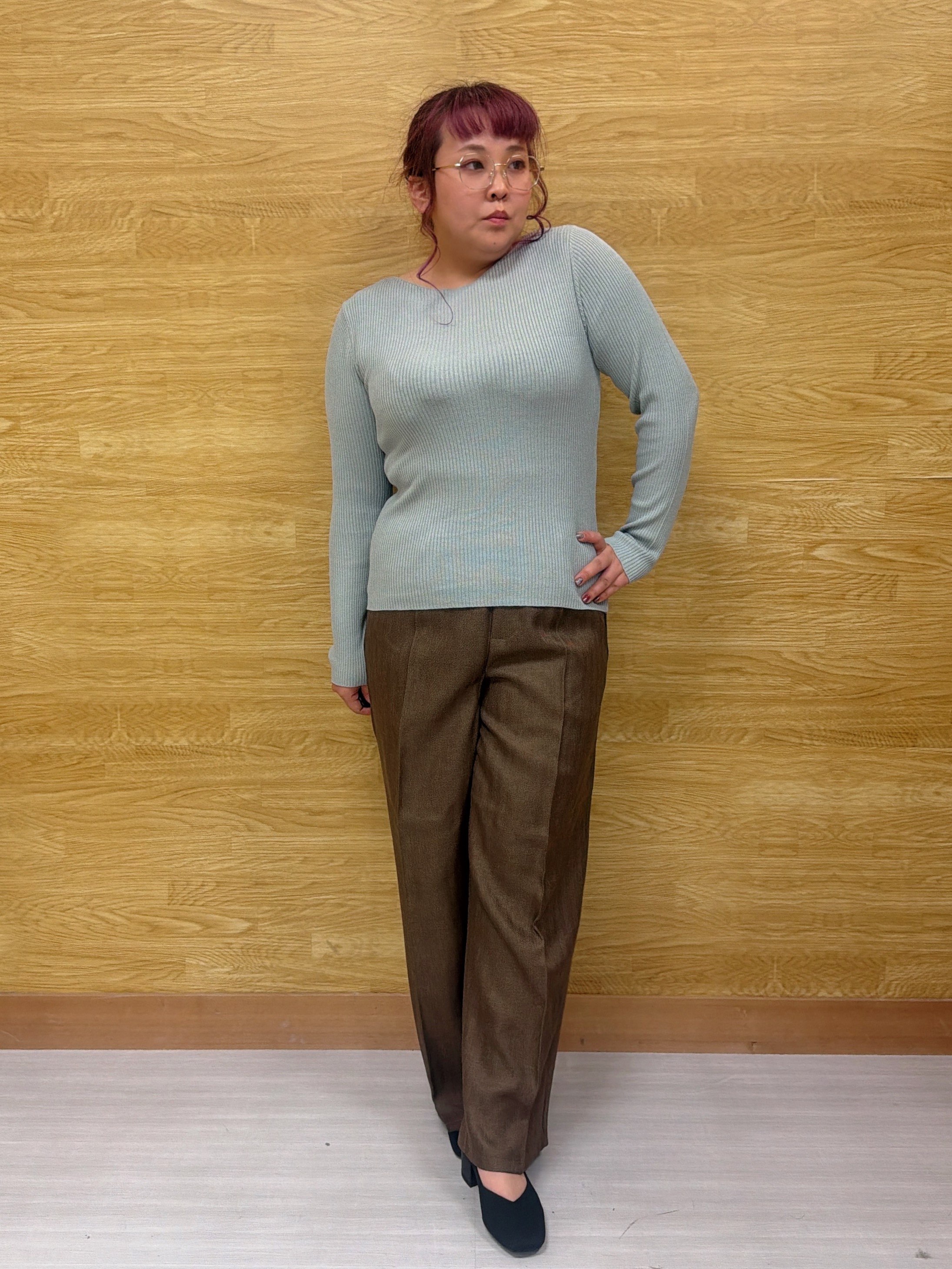 ぁむさんの「SHOO･LA･RUE｜【2点セット／着方いろいろ】ビスチェ&times;センタープレスパンツ セットアップ」を使ったコーディネート