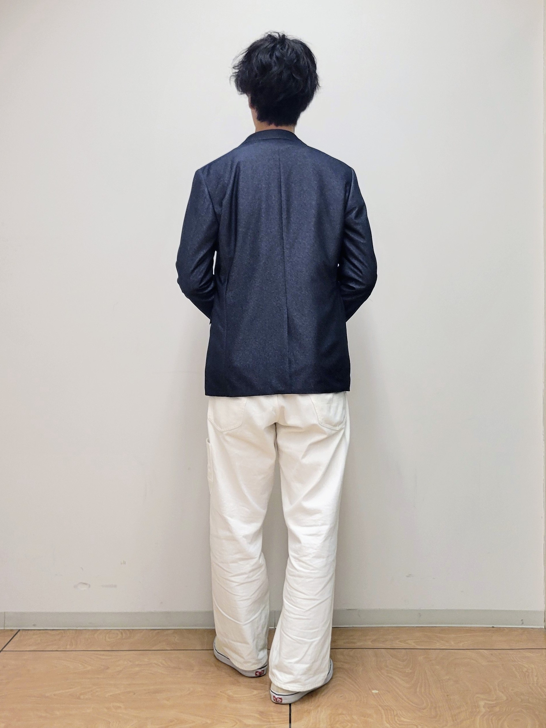 piroyaさんの「TAKEO KIKUCHI｜【360&deg;ストレッチ】デニムライクジャージ ジャケット」を使ったコーディネート
