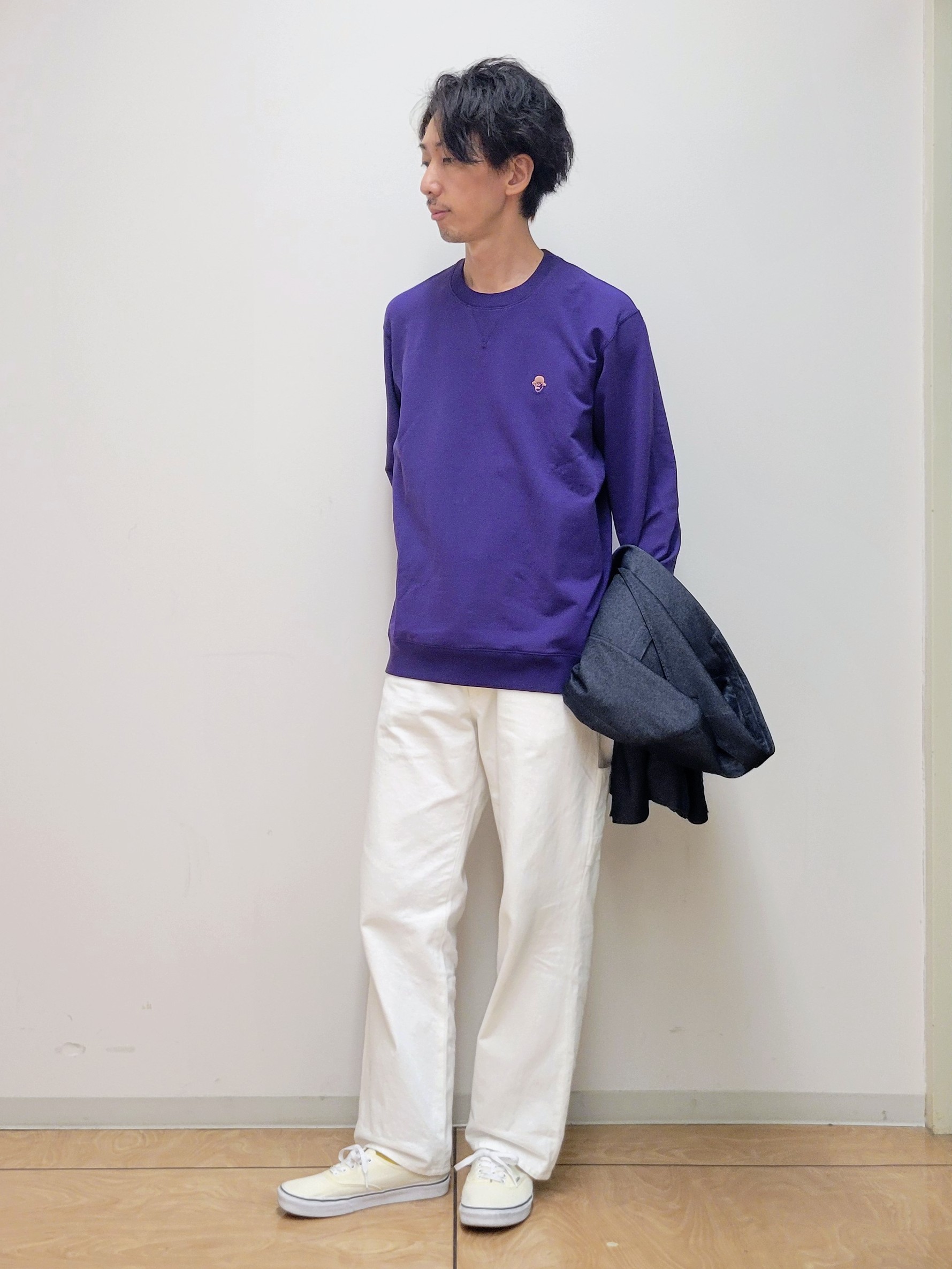piroyaさんの「TAKEO KIKUCHI｜【360&deg;ストレッチ】デニムライクジャージ ジャケット」を使ったコーディネート