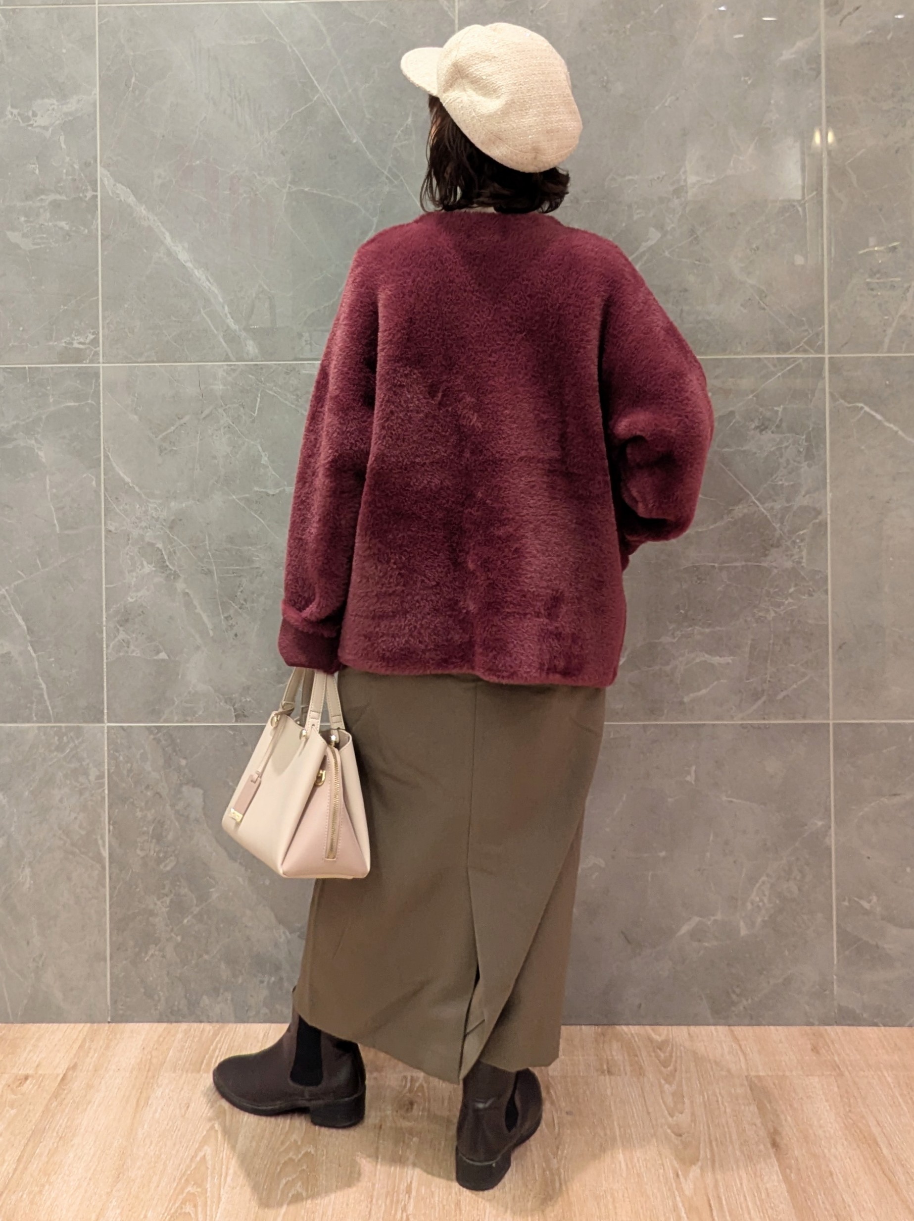 mamさんの「OPAQUE.CLIP｜ダブルフェイスニットカーディガン」を使ったコーディネート