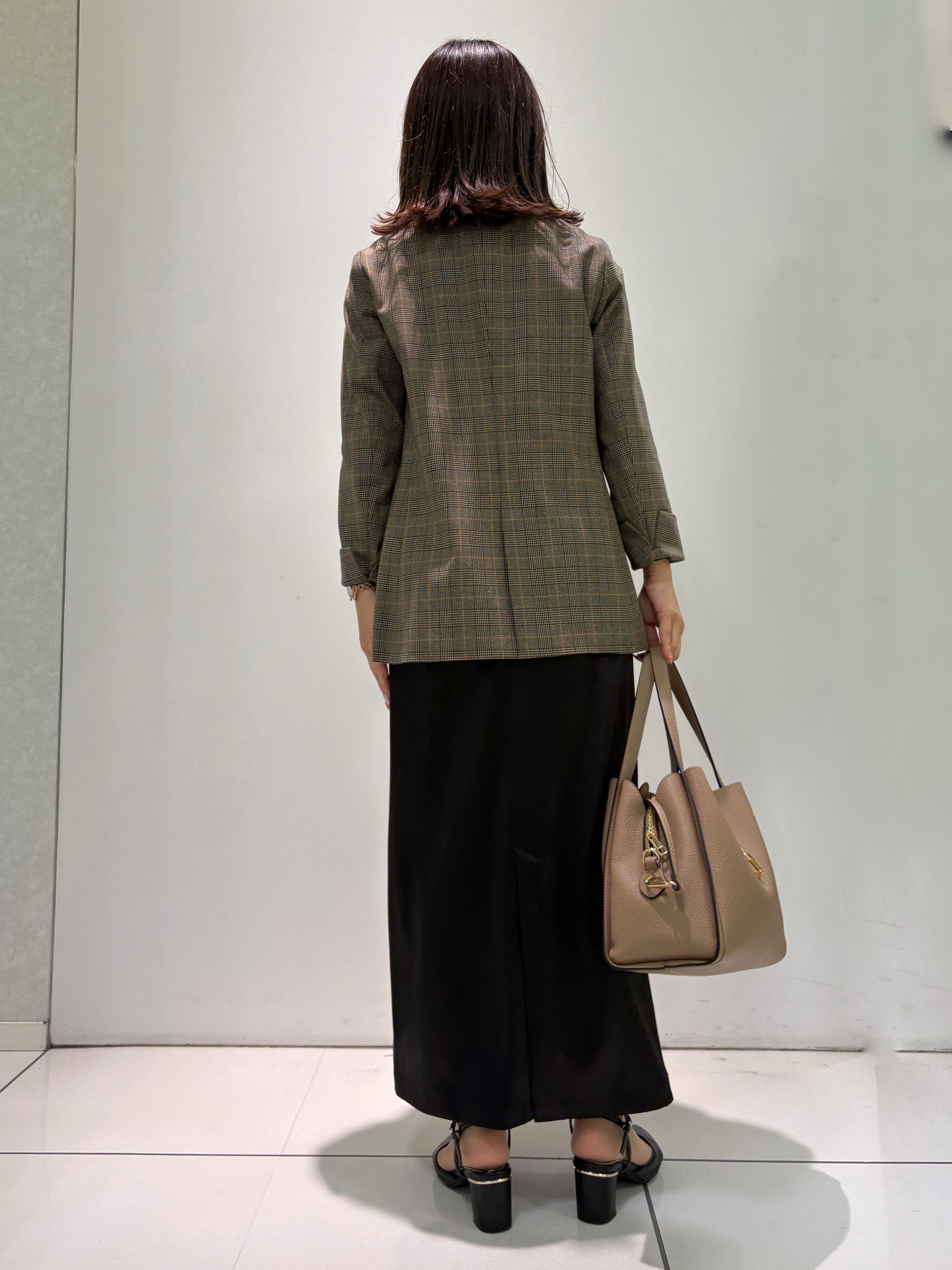 kahoさんの「INDIVI｜【洗濯機OK／ストレッチ◎】秋はじめのダブルジャケット」を使ったコーディネート