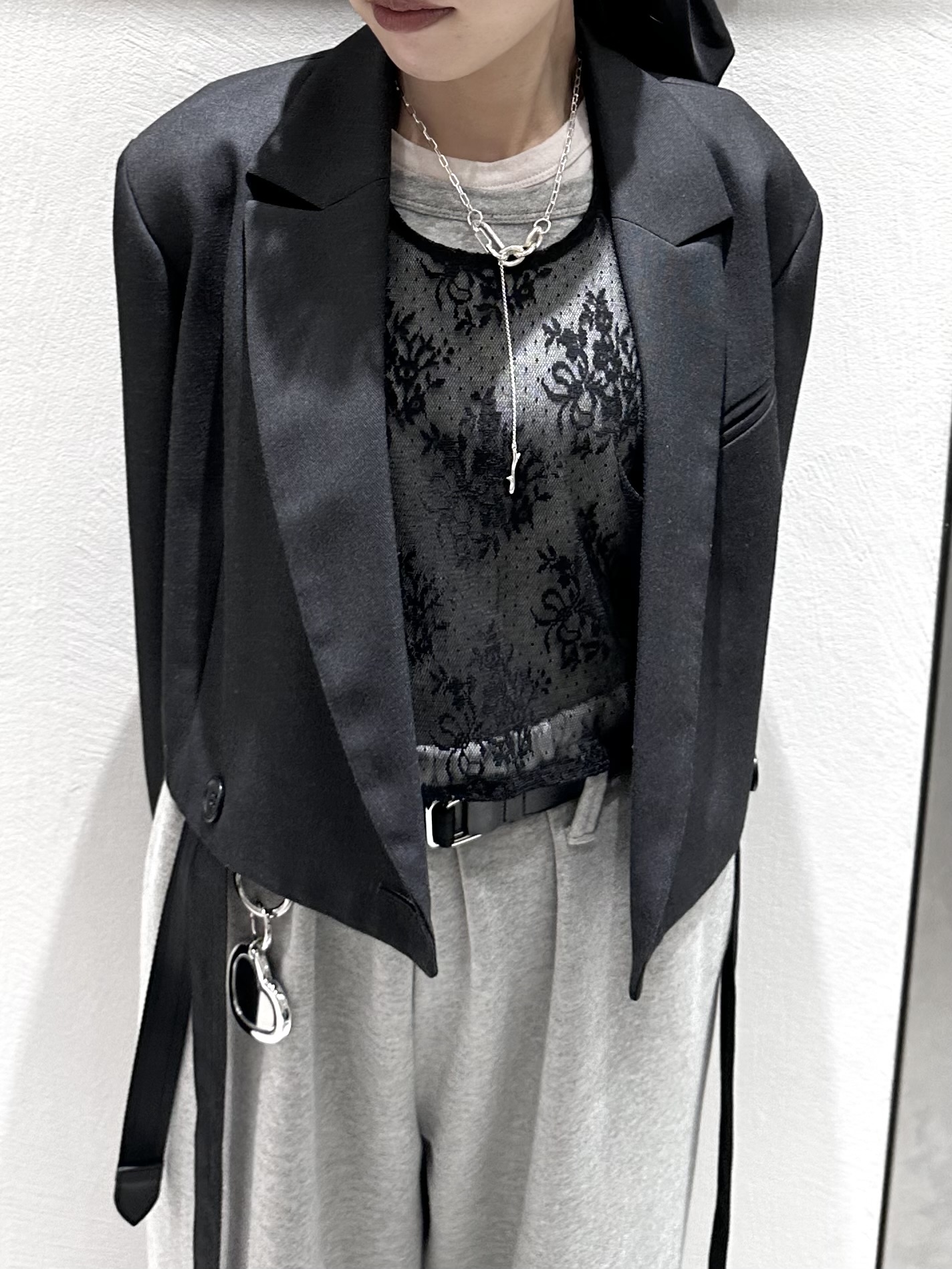 西村唯さんの「CODE A｜UKI UKI＊CODE A｜layered jersey trio set」を使ったコーディネート