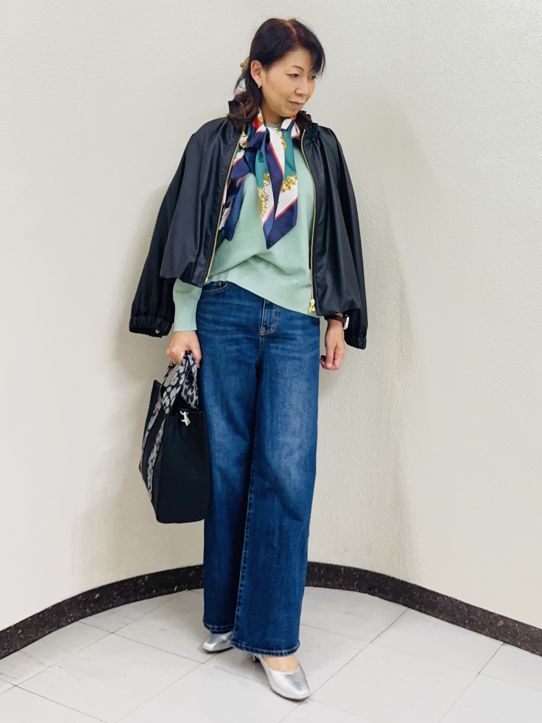 ⭐︎Eimi⭐︎さんの「Reflect｜ボートネックニットトップス」を使ったコーディネート