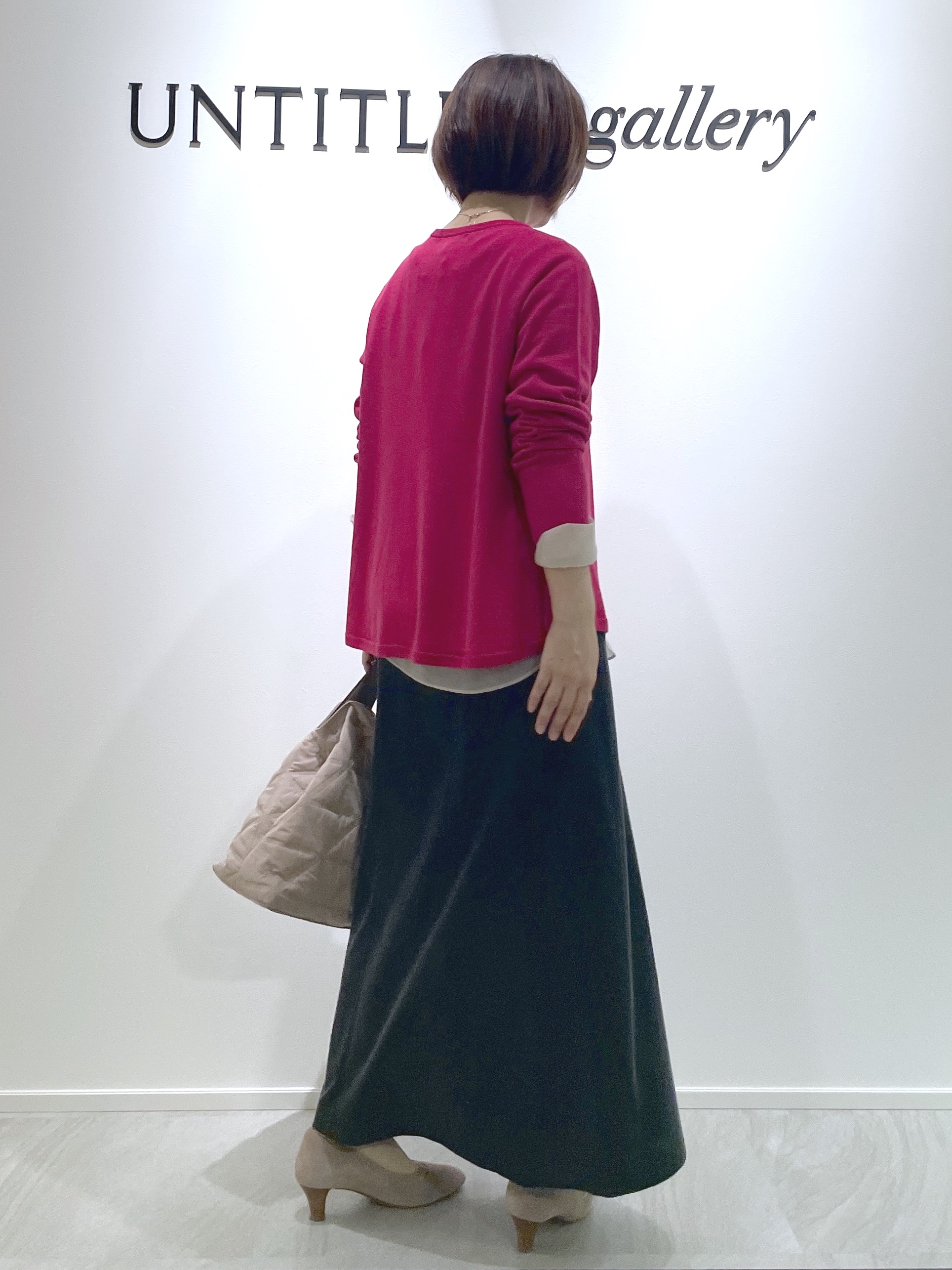 hanaさんの「UNTITLED｜【きれいに体型カバー/8色展開】Aラインシルエットニットプルオーバー」を使ったコーディネート