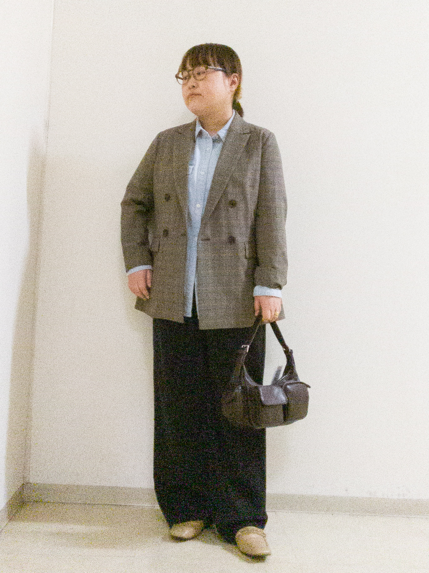takedaさんの「UNTITLED｜【洗濯機OK／ストレッチ◎】秋はじめのダブルジャケット」を使ったコーディネート