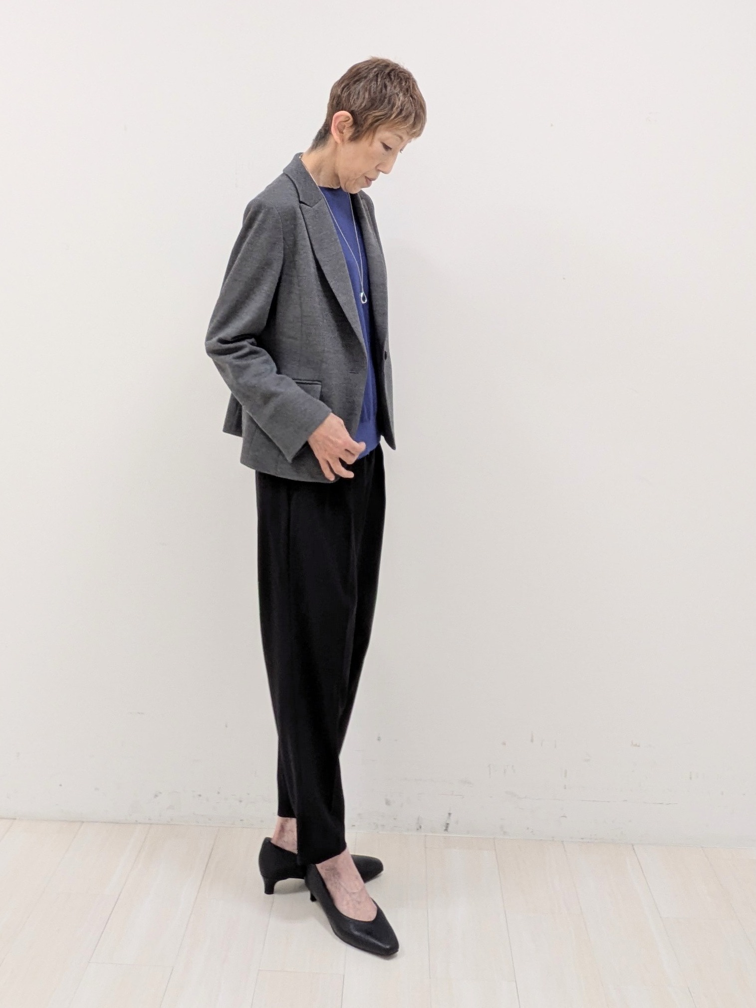 sachiさんの「Reflect｜【SS-4Lサイズ／セットアップ可】匠ジャケット／ベーシックテーラード」を使ったコーディネート