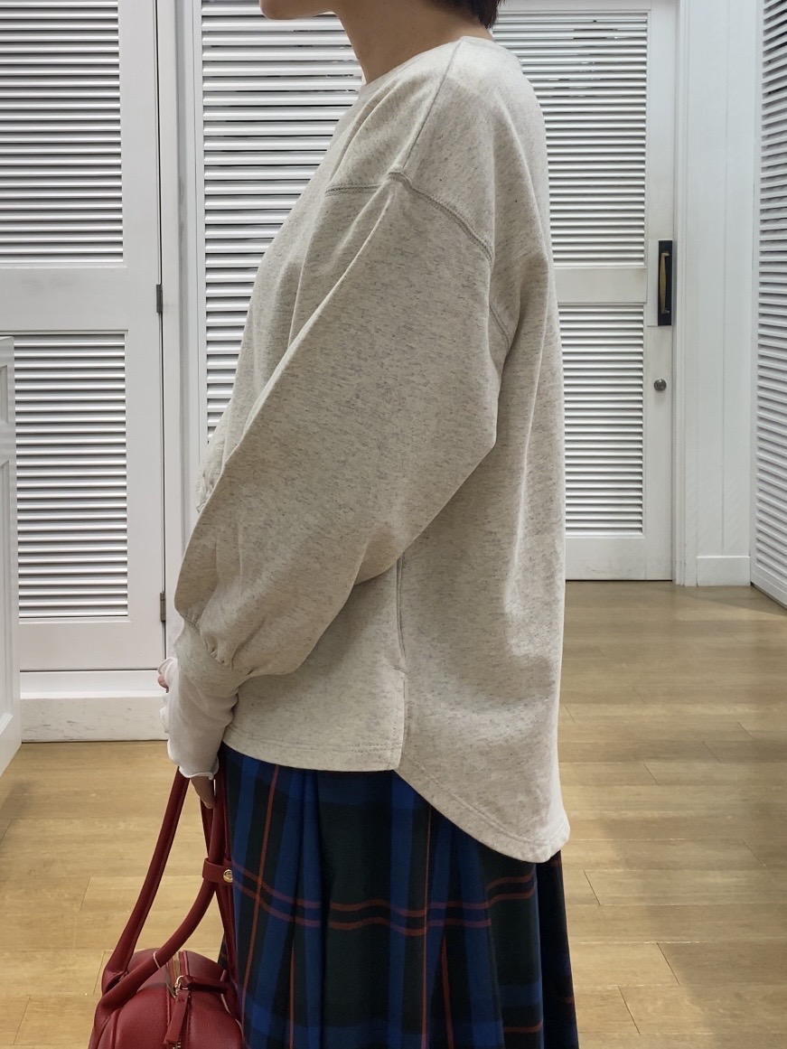 Hamaさんの「Dessin｜【洗える/7色展開/XS-L】バックヘンリーミニ裏毛 長袖」を使ったコーディネート
