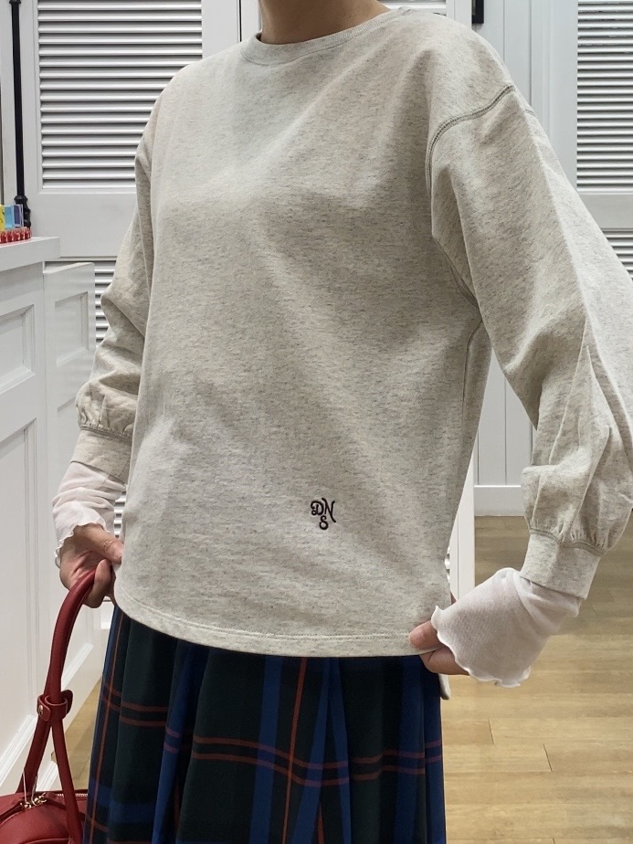Hamaさんの「Dessin｜【洗える/7色展開/XS-L】バックヘンリーミニ裏毛 長袖」を使ったコーディネート