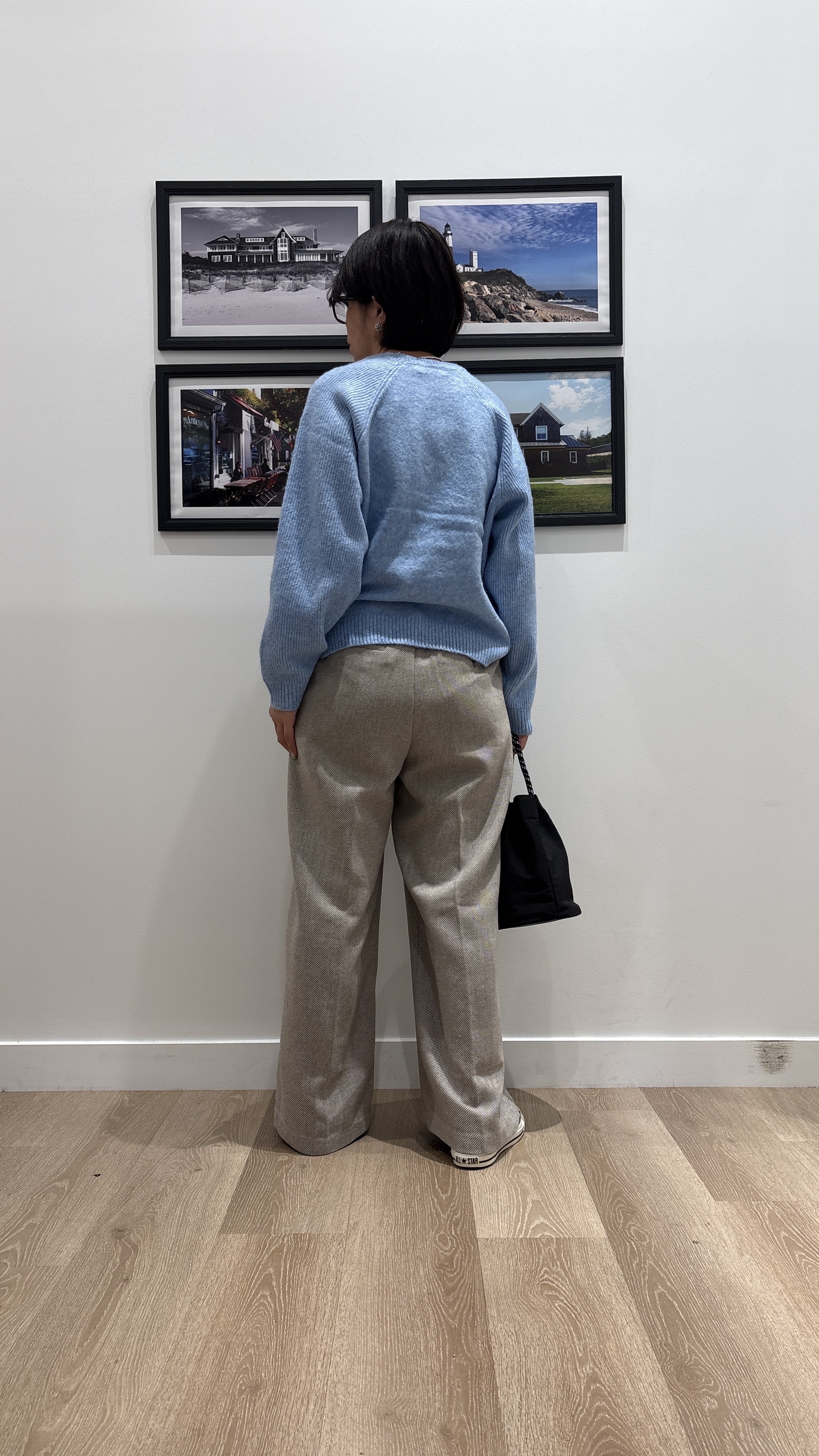 Naoさんの「Dessin｜【洗濯機OK/サスティナブル/6色展開】編地切替ラグラン ニットプルオーバー」を使ったコーディネート