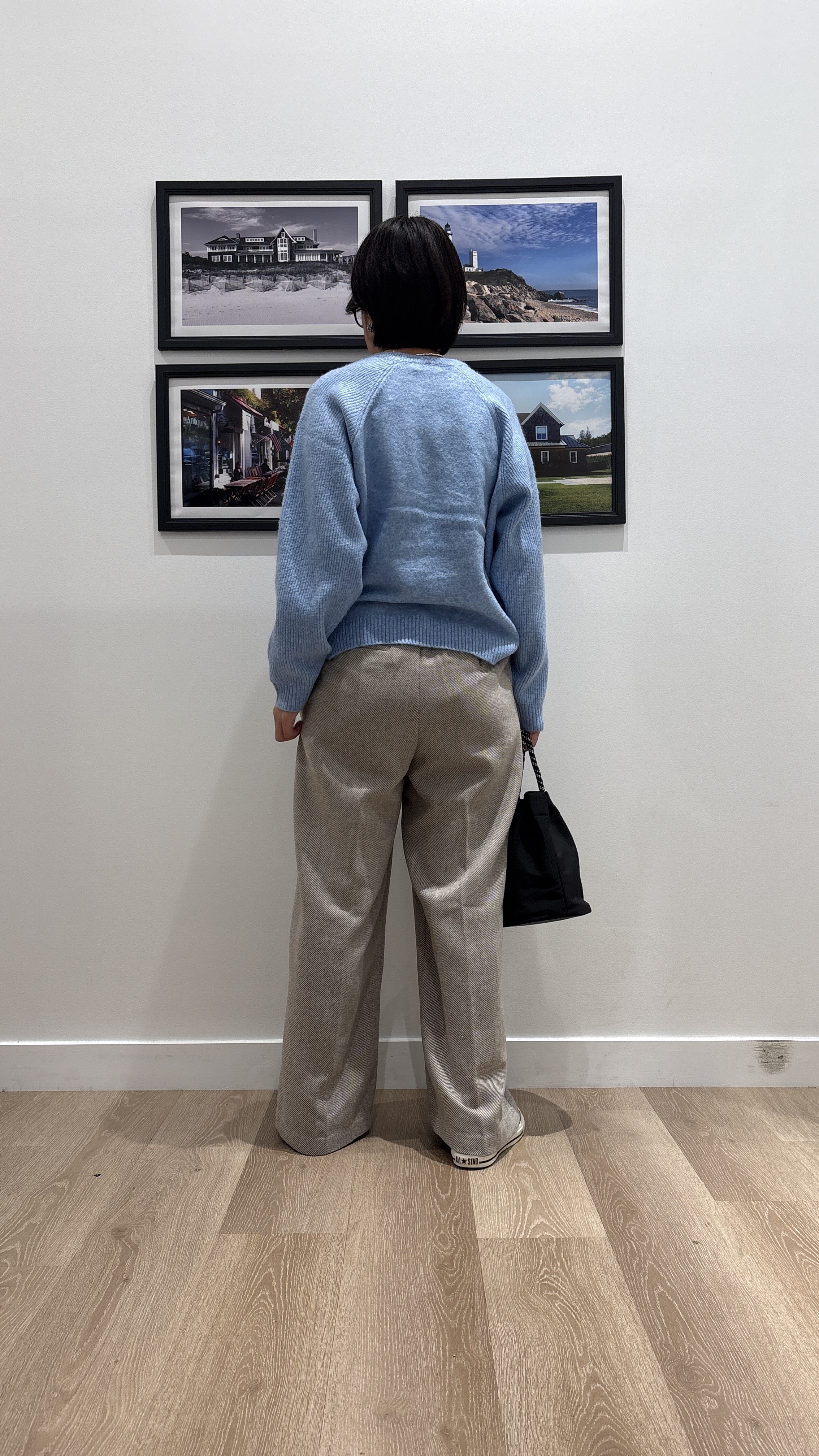 Naoさんの「Dessin｜【洗濯機OK/サスティナブル/6色展開】編地切替ラグラン ニットプルオーバー」を使ったコーディネート