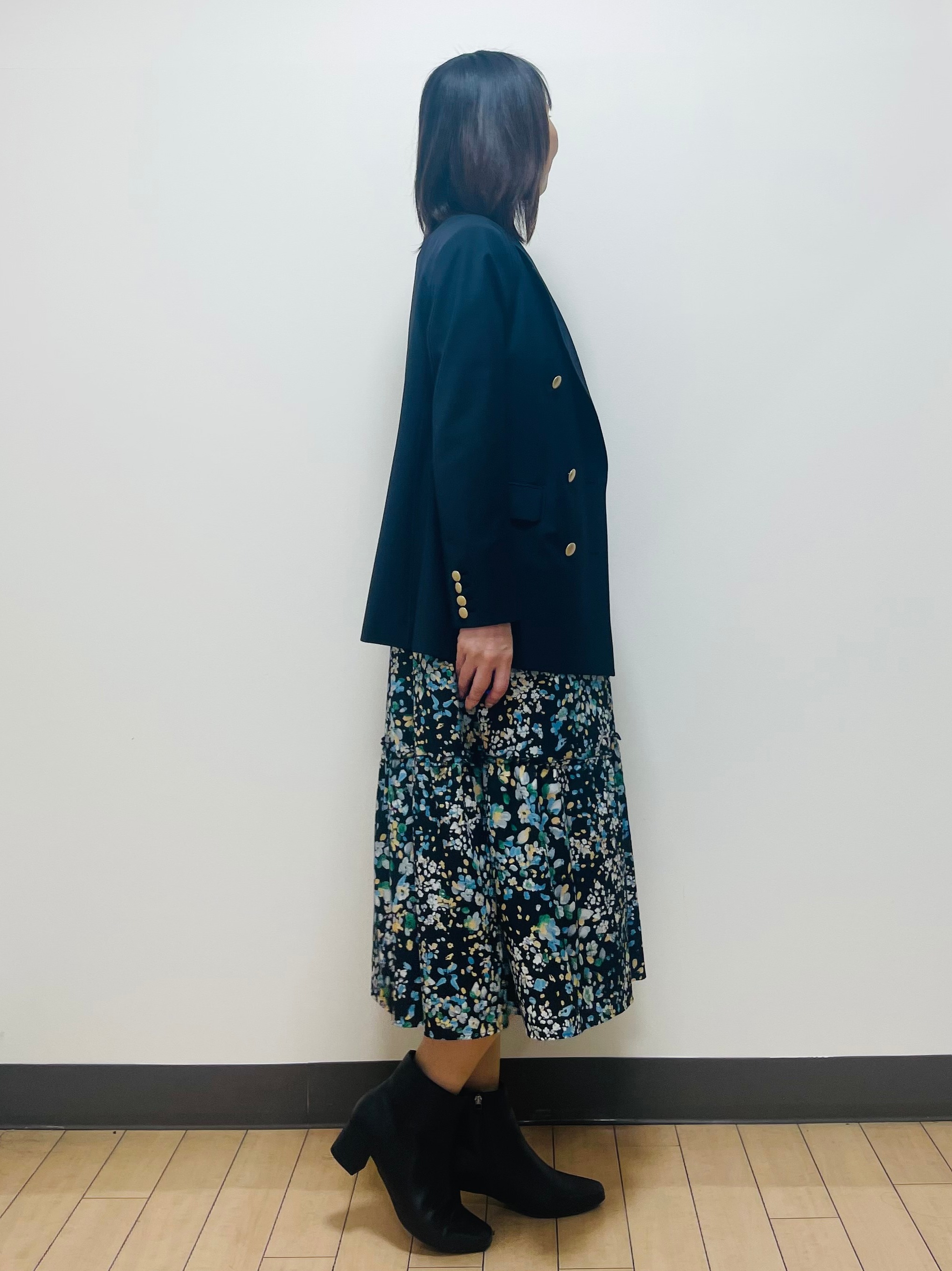 Riiさんの「Reflect｜【通勤】ダブルブレストジャケット」を使ったコーディネート