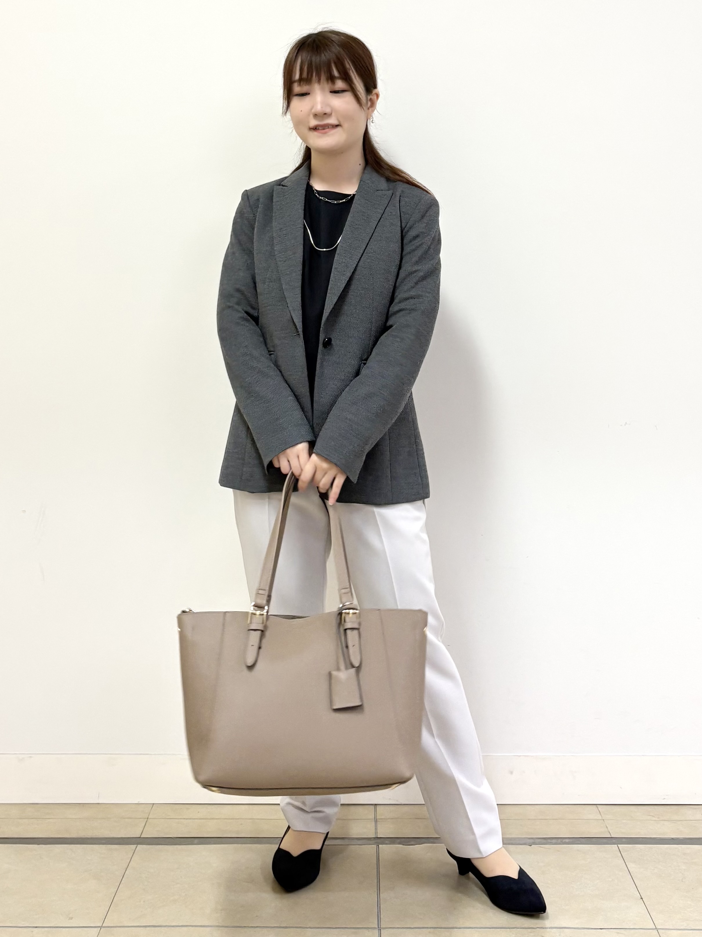 mikiさんの「Reflect｜【SS-4Lサイズ／セットアップ可】匠ジャケット／ロングテーラード」を使ったコーディネート