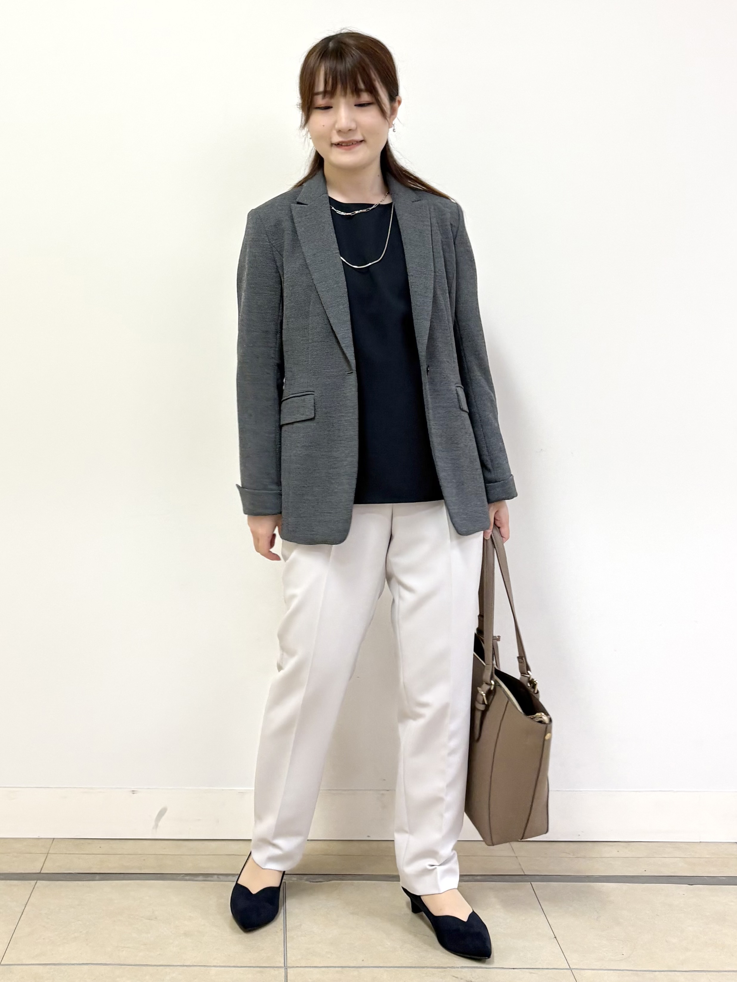 mikiさんの「Reflect｜【SS-4Lサイズ／セットアップ可】匠ジャケット／ロングテーラード」を使ったコーディネート