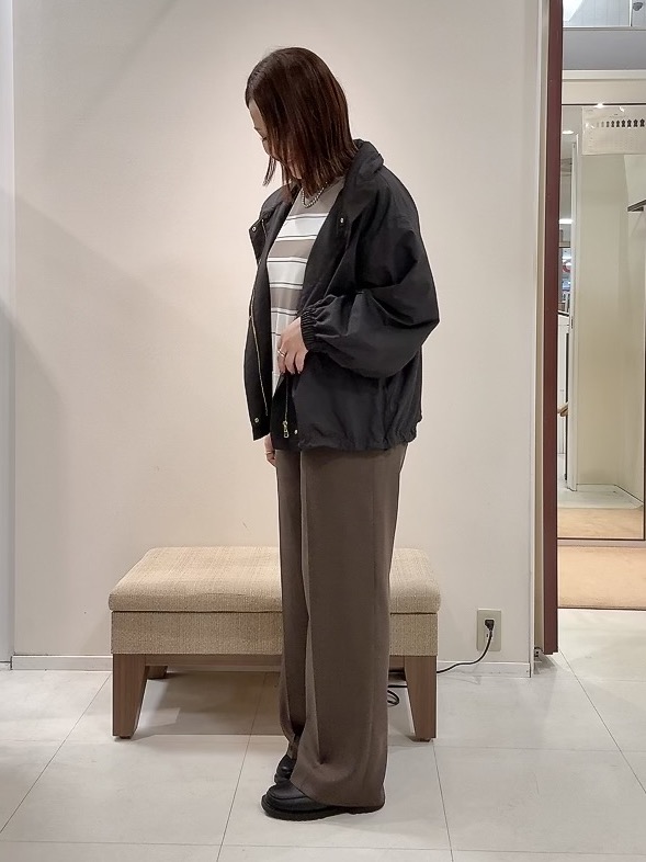 YUIさんの「UNTITLED｜【撥水/秋羽織り】タフタマウンテンパーカー」を使ったコーディネート