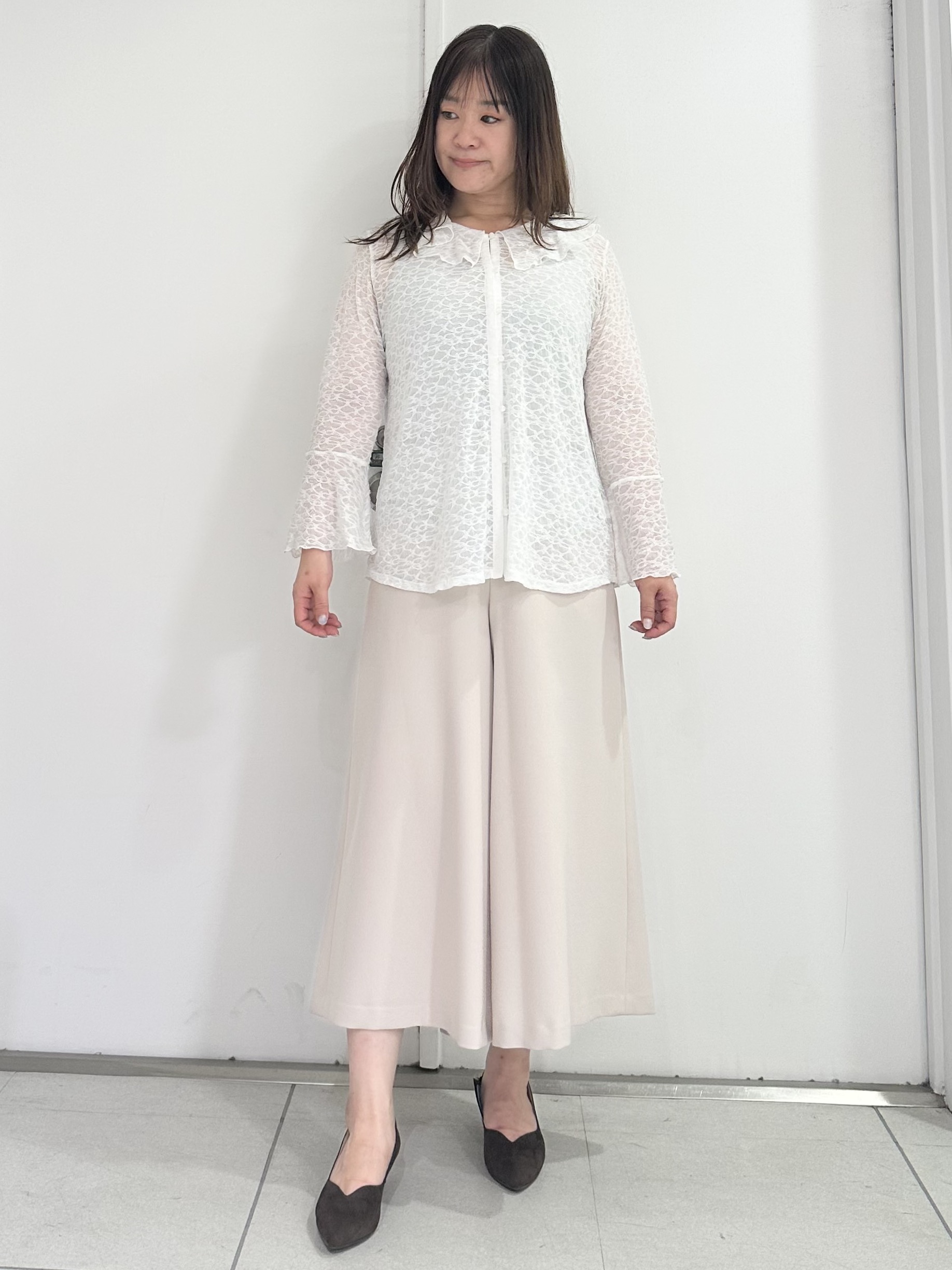 miさんの「Reflect｜【通勤】ダブルブレストジャケット」を使ったコーディネート