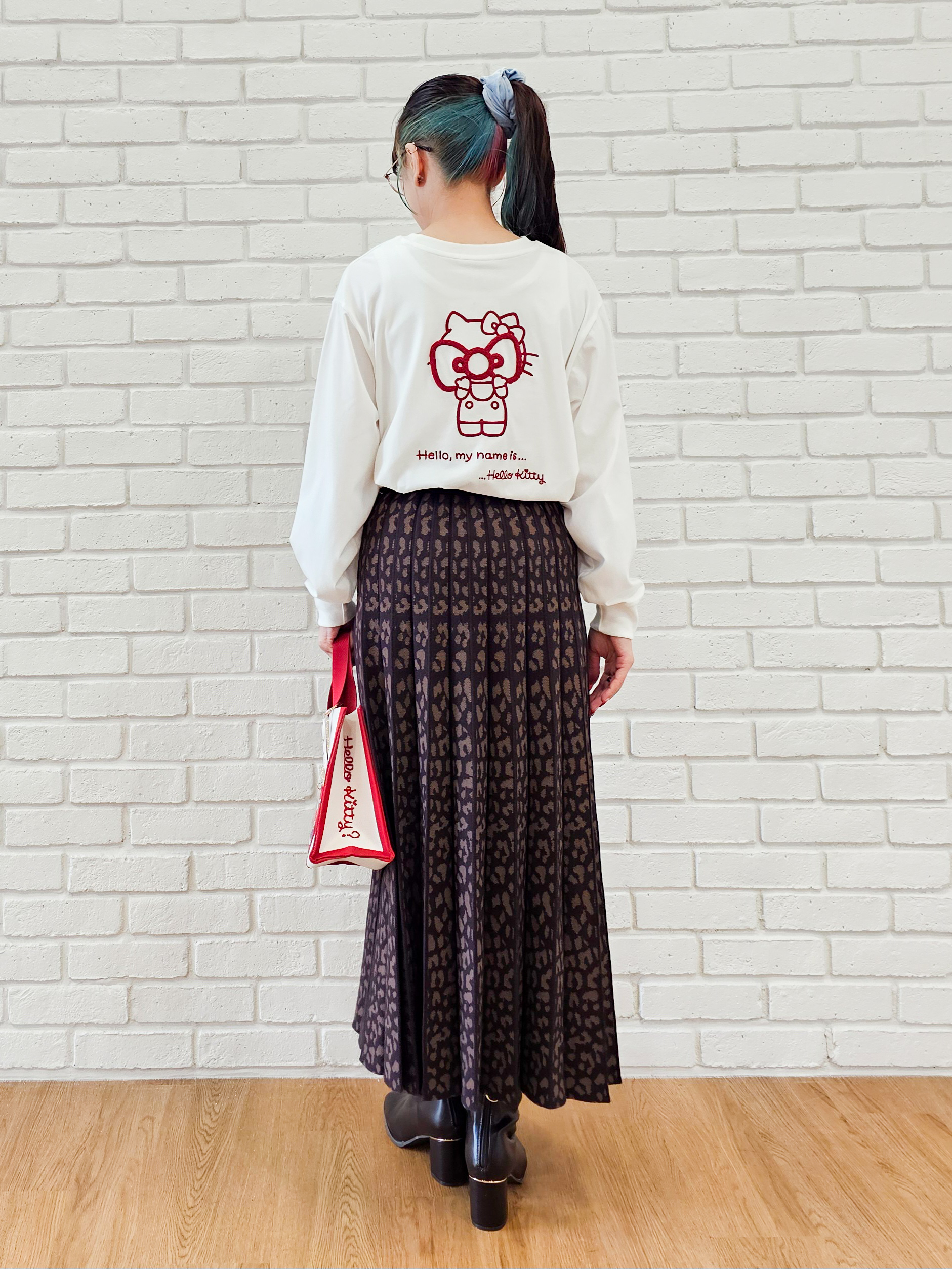 ゆゆさんの「SHOO･LA･RUE｜【HELLO KITTYコラボ】刺繍ロンT」を使ったコーディネート