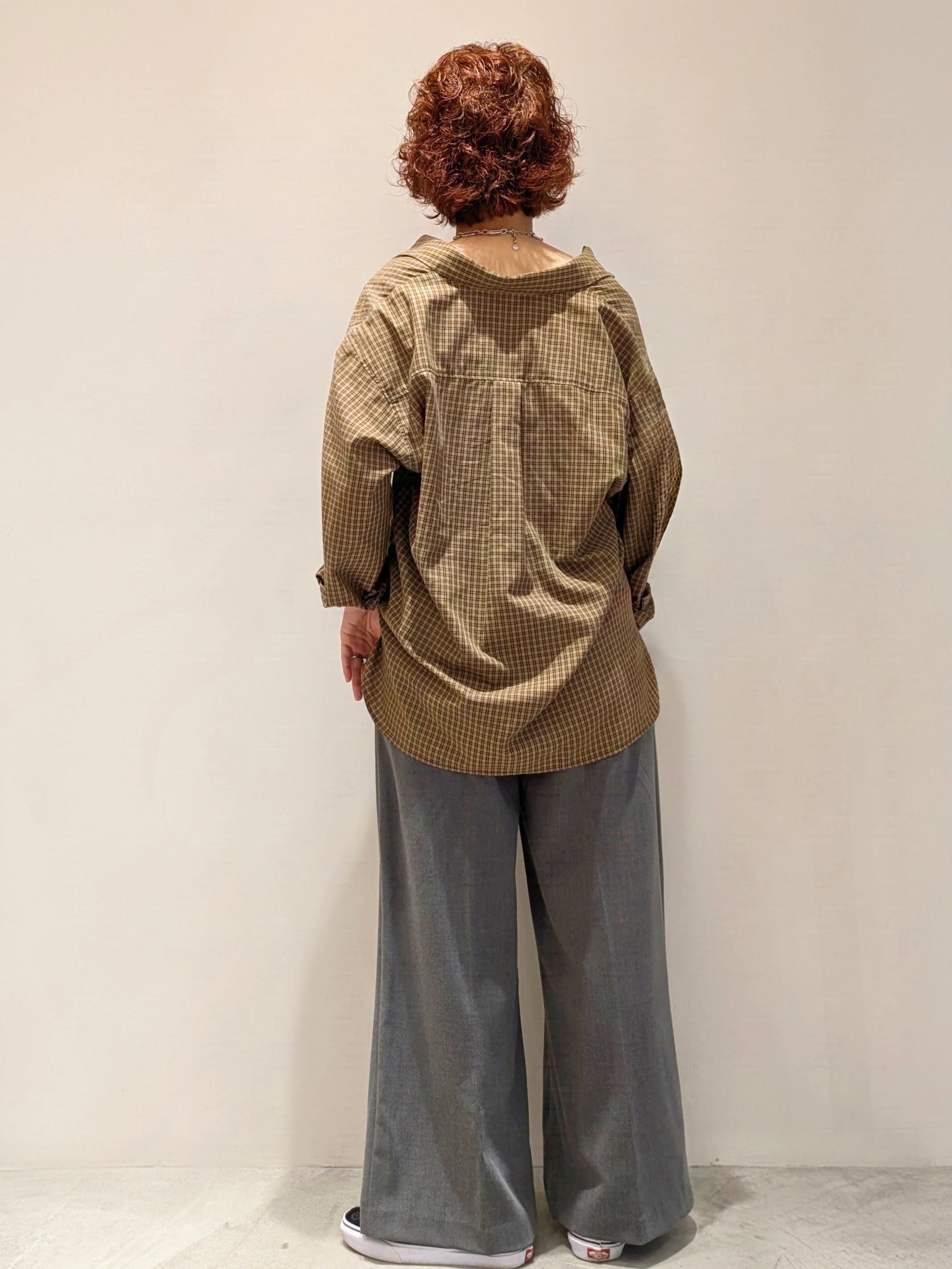4410さんの「OPAQUE.CLIP｜チェック柄シャツ【洗濯機OK】」を使ったコーディネート