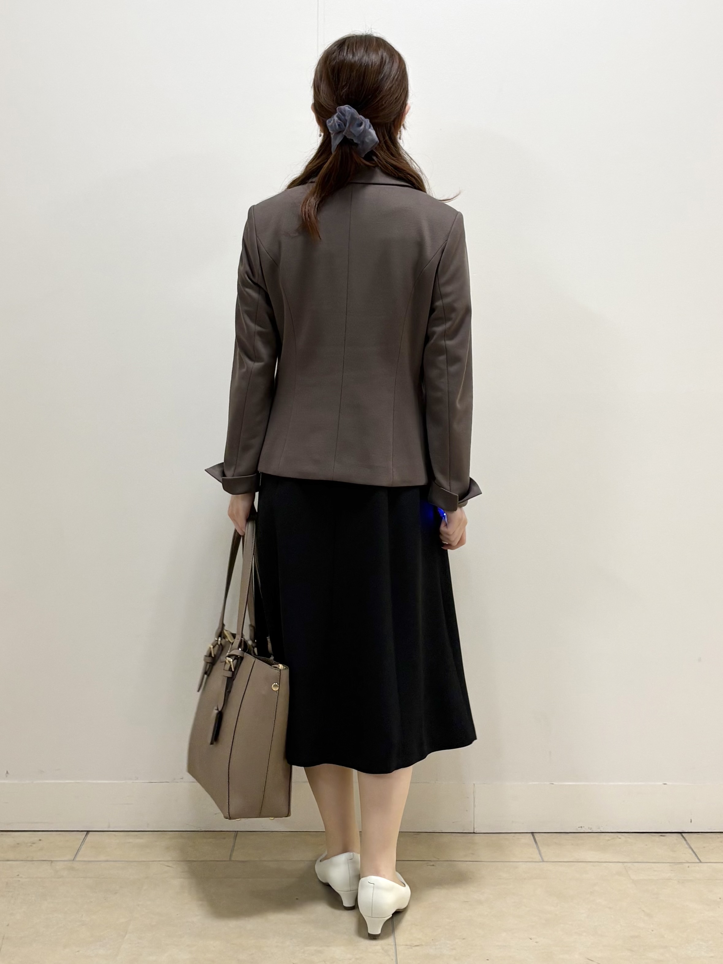 mikiさんの「Reflect｜【SS-4Lサイズ／セットアップ可】匠ジャケット／ベーシックテーラード」を使ったコーディネート