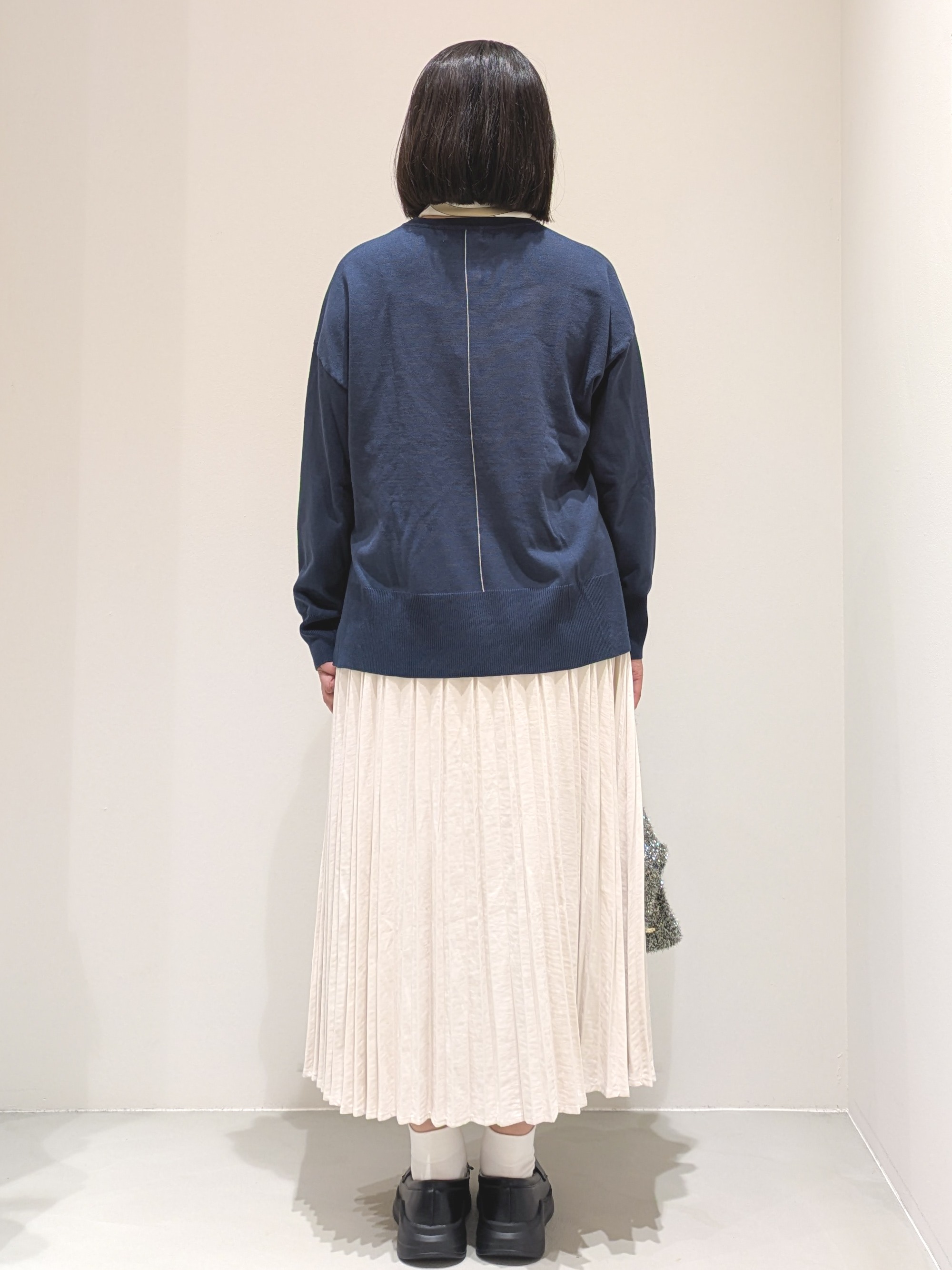 ゆきさんの「OPAQUE.CLIP｜リラクシークルーニット【洗濯機OK】」を使ったコーディネート
