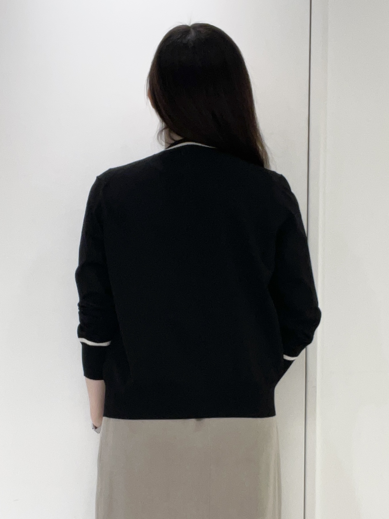 moeさんの「UNTITLED｜【アンサンブル可能/秋羽織り】コンパクトニットカーディガン」を使ったコーディネート