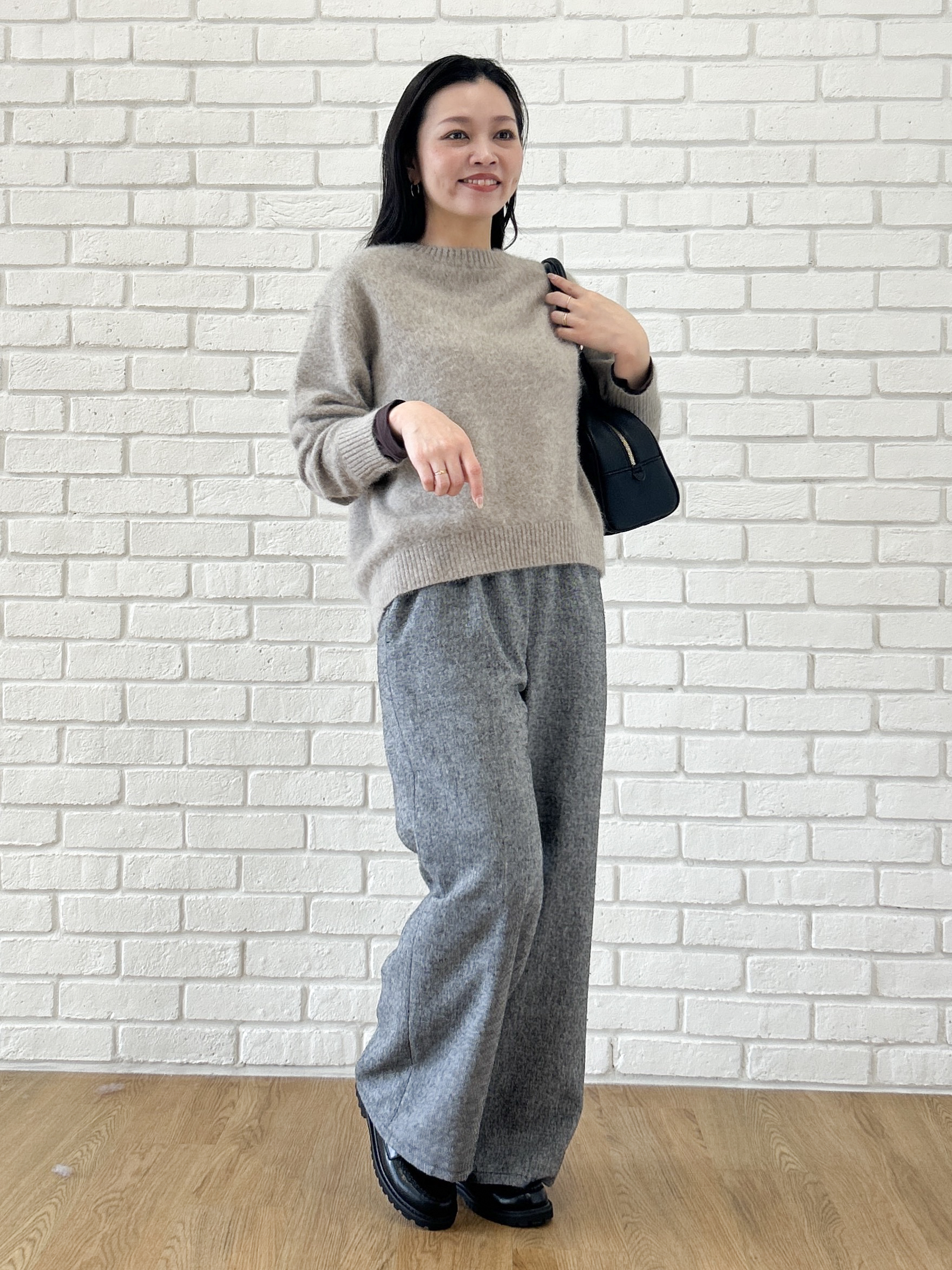 Kaiさんの「Dessin｜クルーネックシアーロングTシャツ」を使ったコーディネート