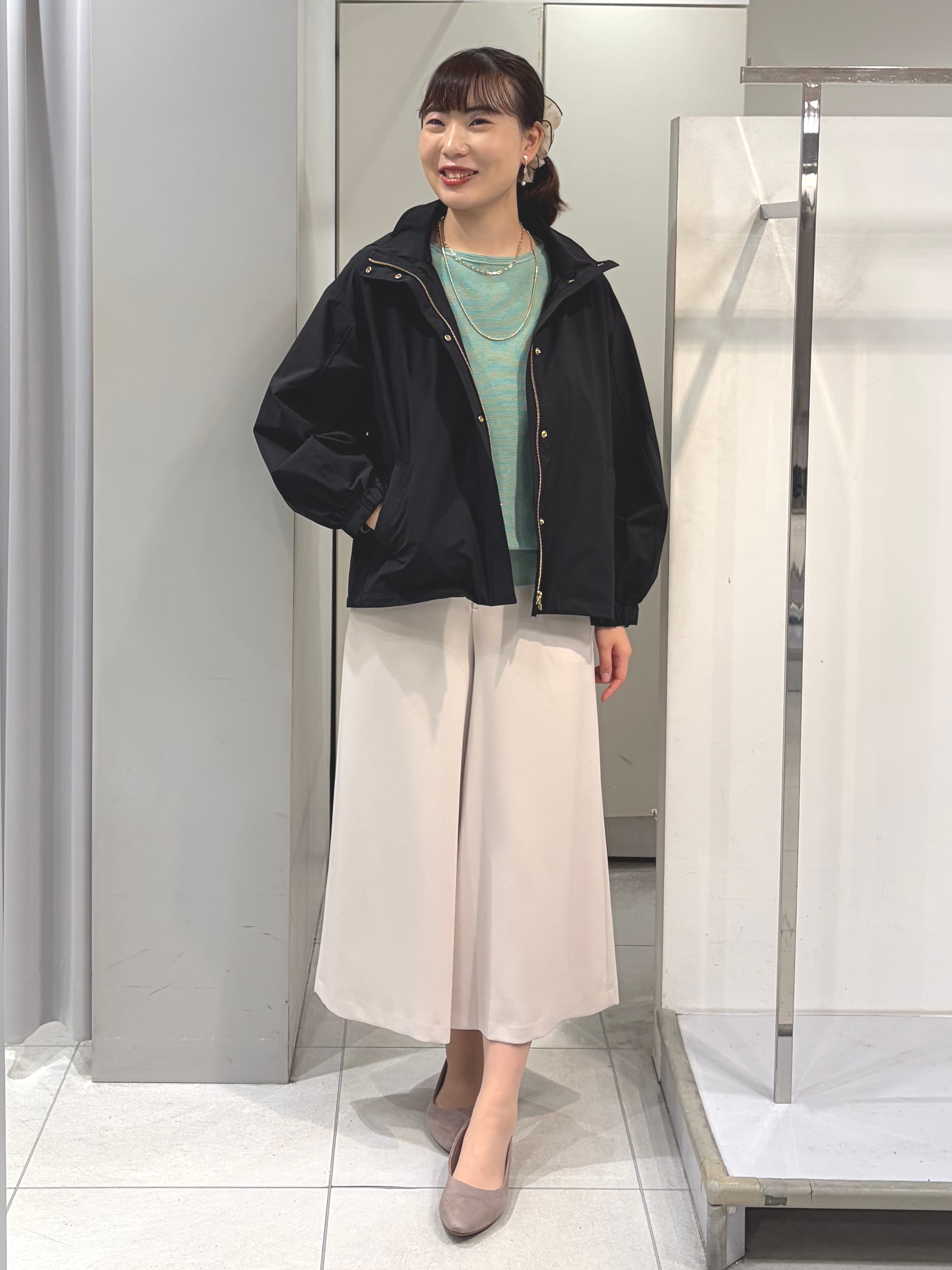 AZUSAさんの「Reflect｜ボートネックニットトップス」を使ったコーディネート