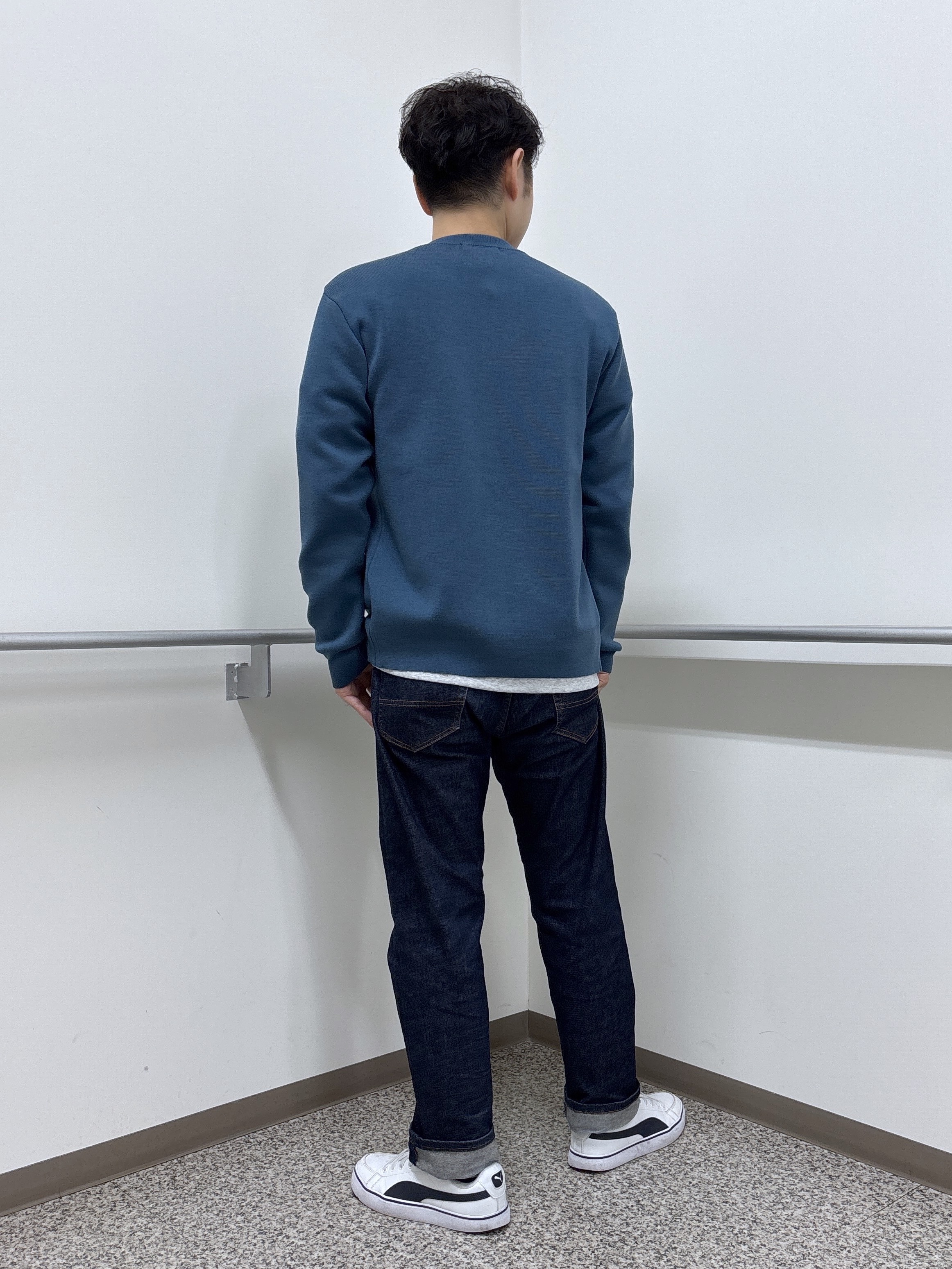 KEIさんの「TAKEO KIKUCHI｜【BOWLER HAT LABEL】日本製クルーネックカーディガン」を使ったコーディネート