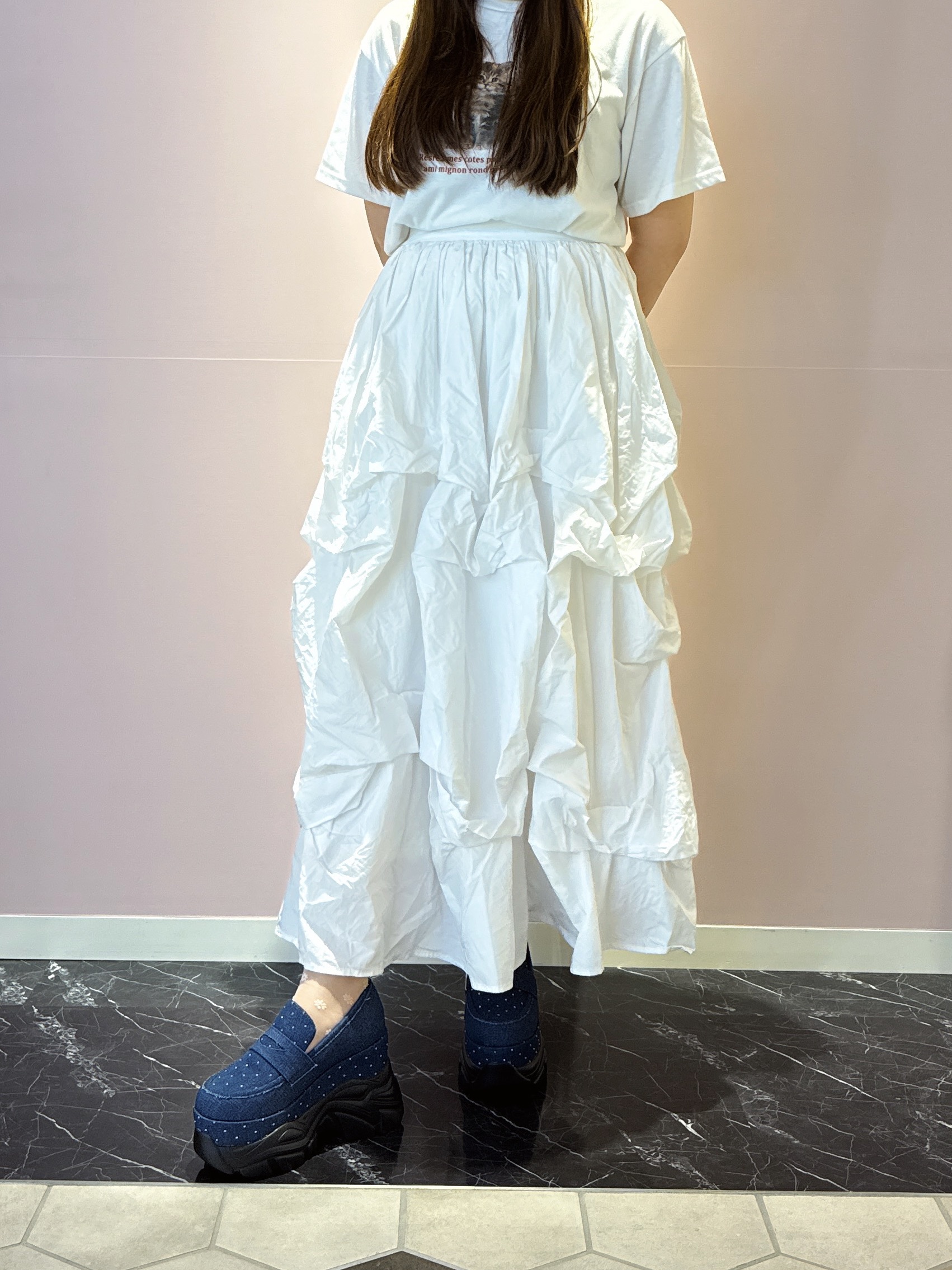 neinaさんの「ESPERANZA｜厚底スニーカーソール ローファー」を使ったコーディネート