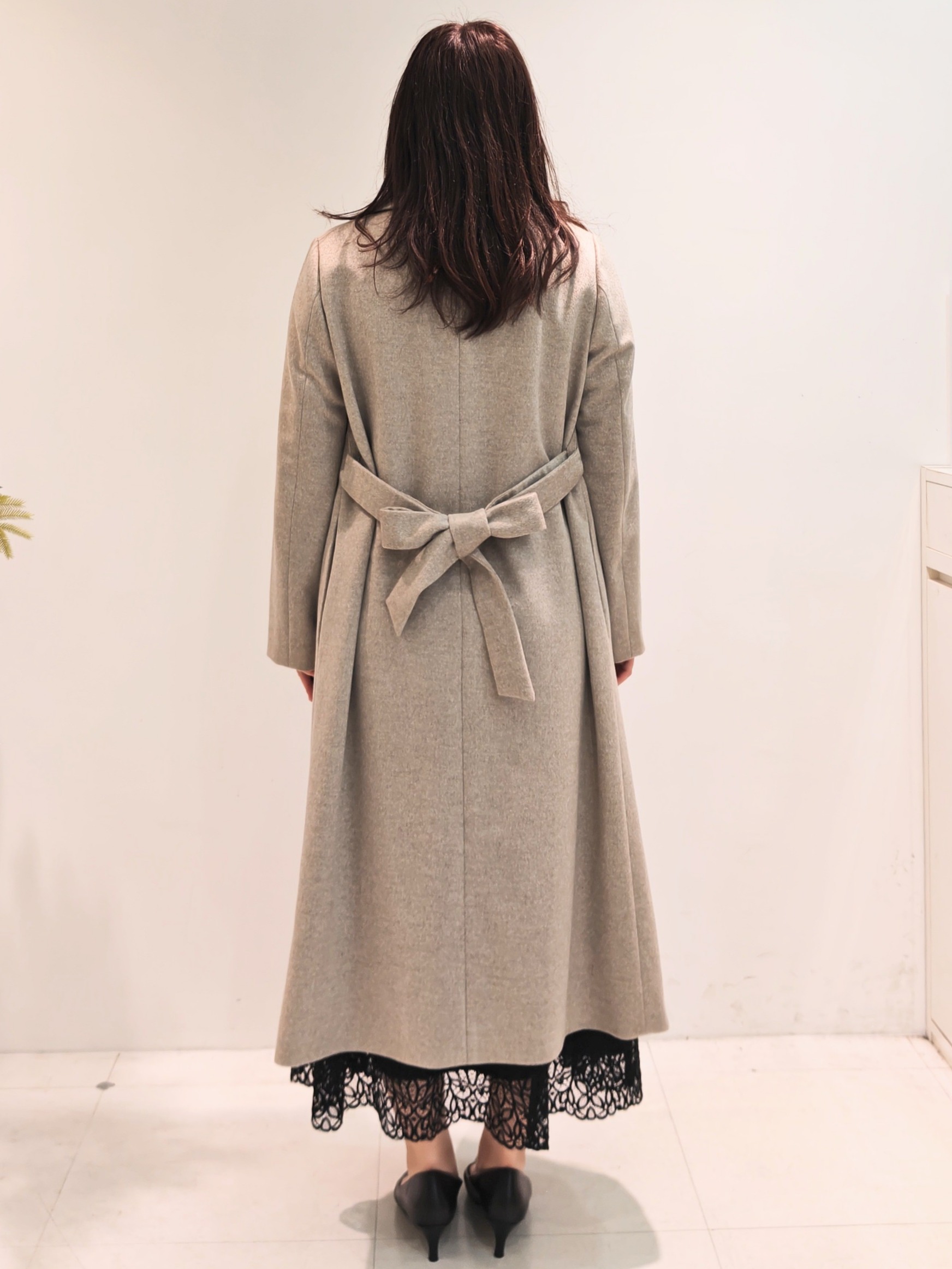 Miさんの「COUP DE CHANCE｜【カシミヤ100％／日本製】ロングガウンコート」を使ったコーディネート
